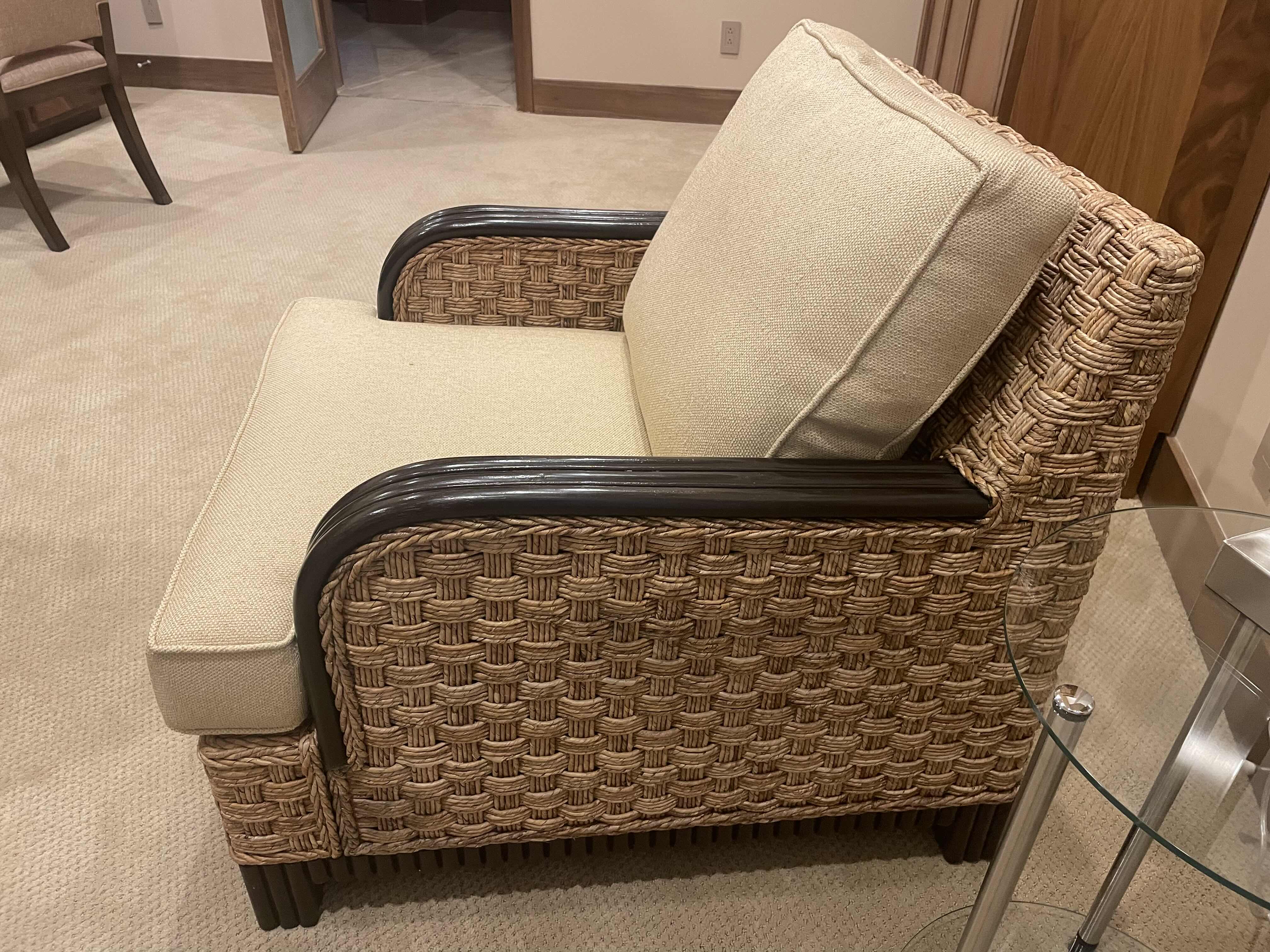 Photo 3 of BRAXTON CULLER WOVEN LOUNGE CHAIR 32" X 29" X 34"