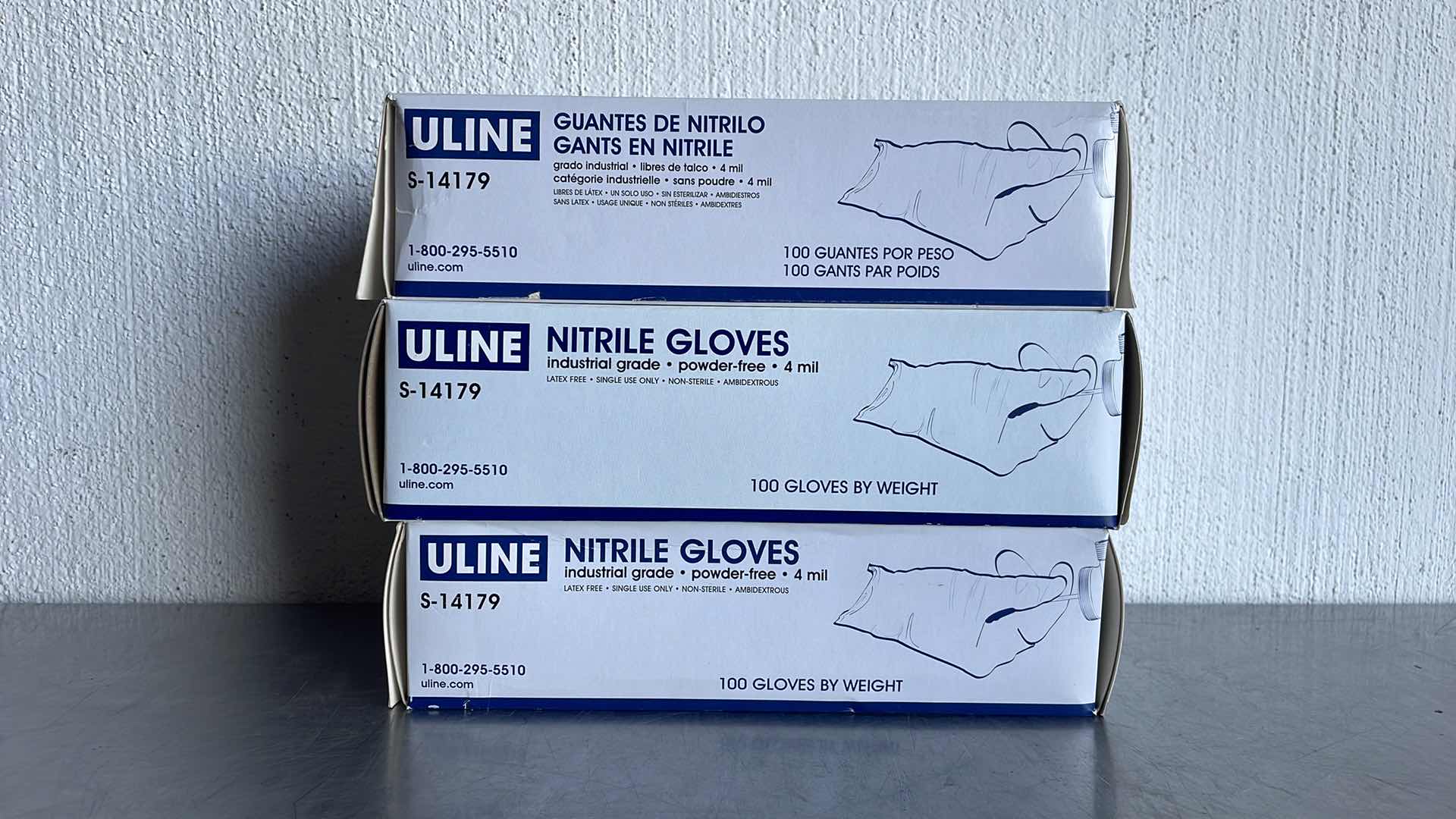 Photo 2 of ULINE NITRILE GLOVES SIZE XL S14179X (3)