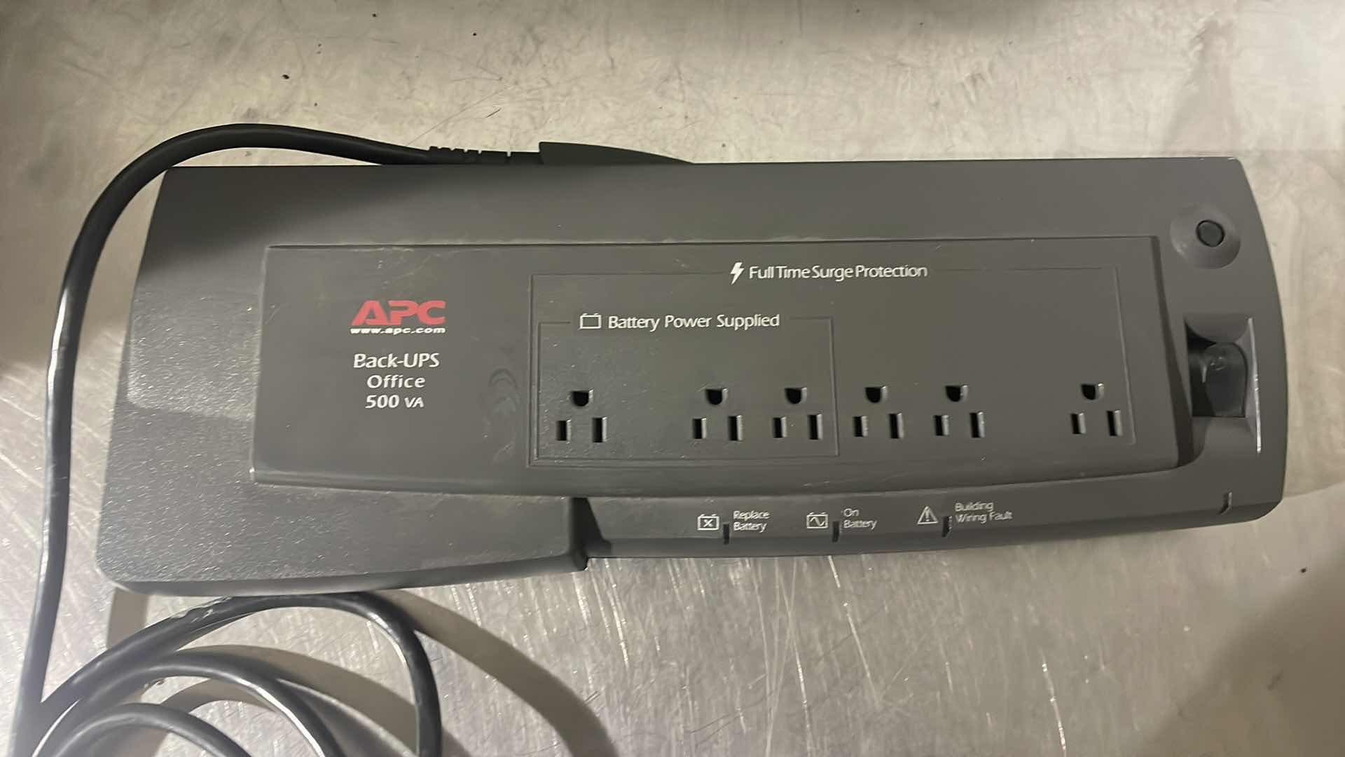 Photo 2 of APC BACK UPS OFFICE 500VA MODEL BF500