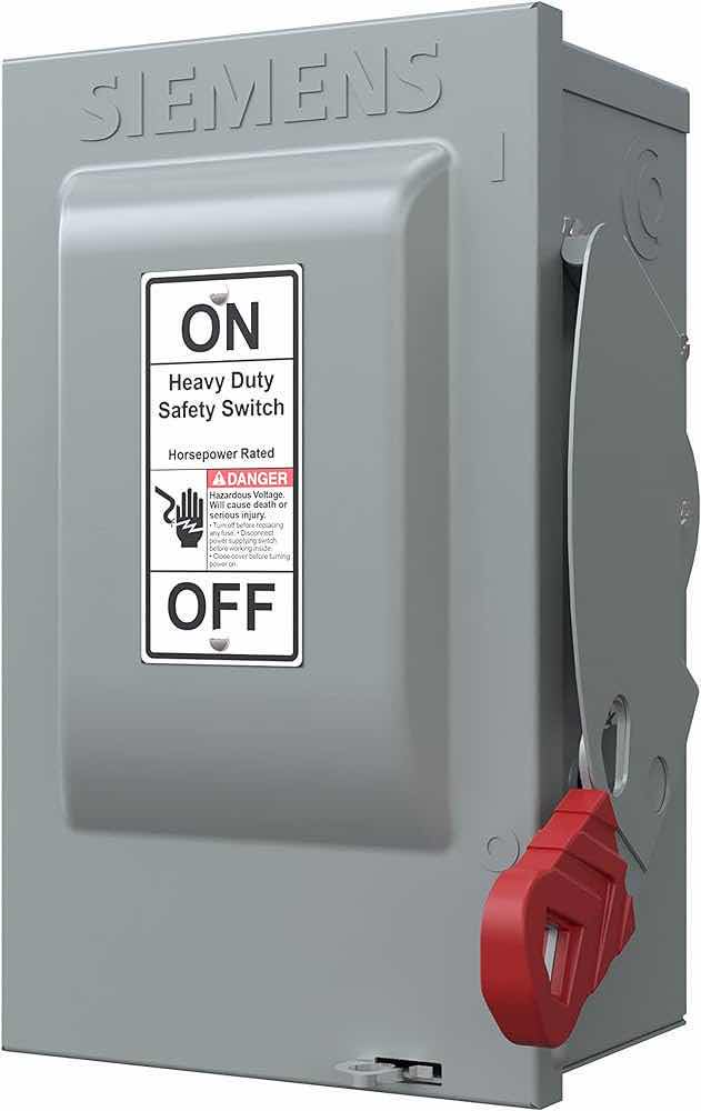 Photo 1 of SIEMENS HNF361 30-AMP 3 POLE 600-VOLT 3 WIRE NON-FUSED HEAVY DUTY SAFETY SWITCHES