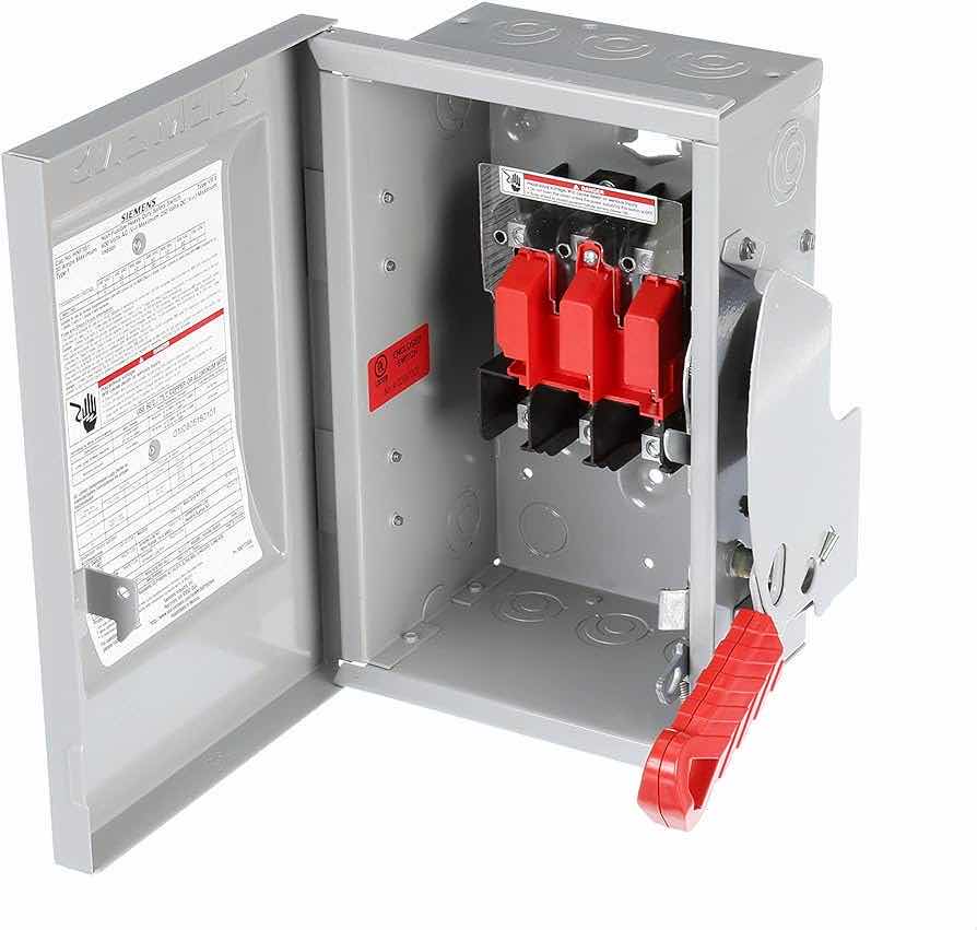 Photo 2 of SIEMENS HNF361 30-AMP 3 POLE 600-VOLT 3 WIRE NON-FUSED HEAVY DUTY SAFETY SWITCHES
