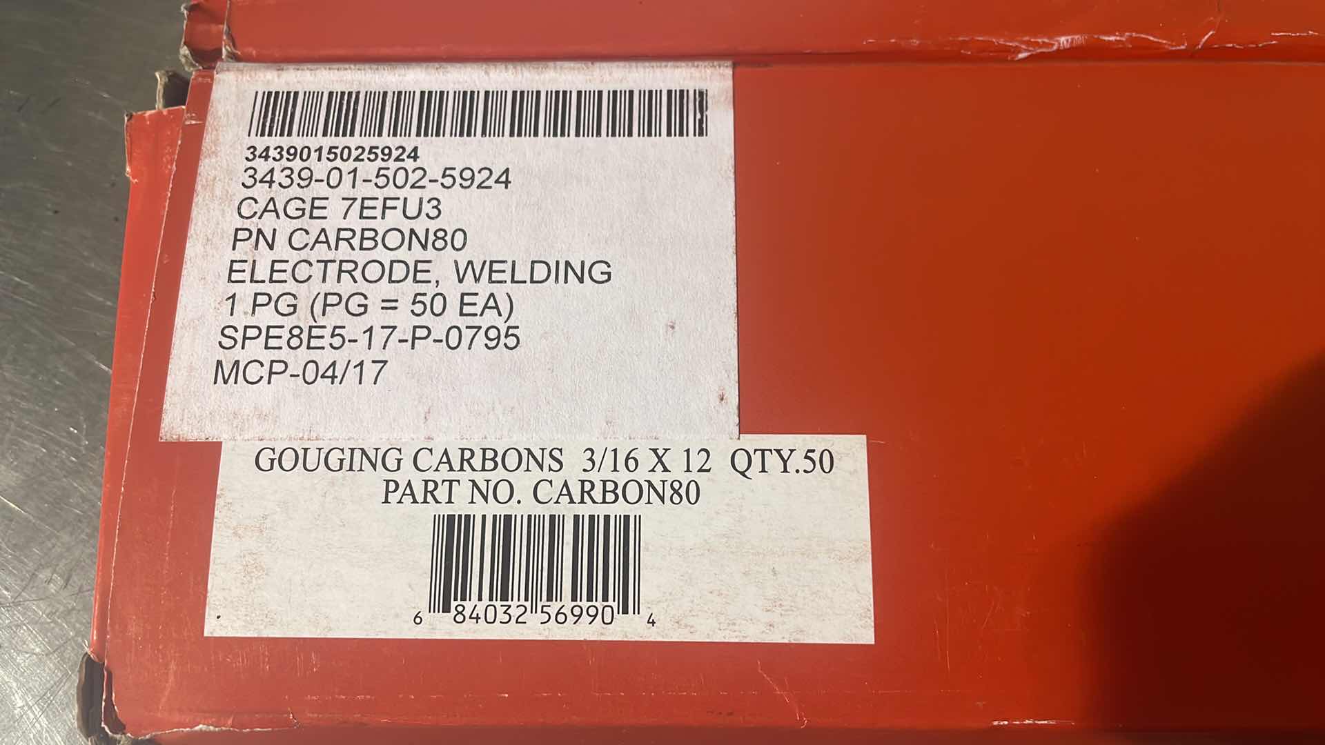 Photo 2 of WELDING ELECTRODES 3/16 X 12” (100)