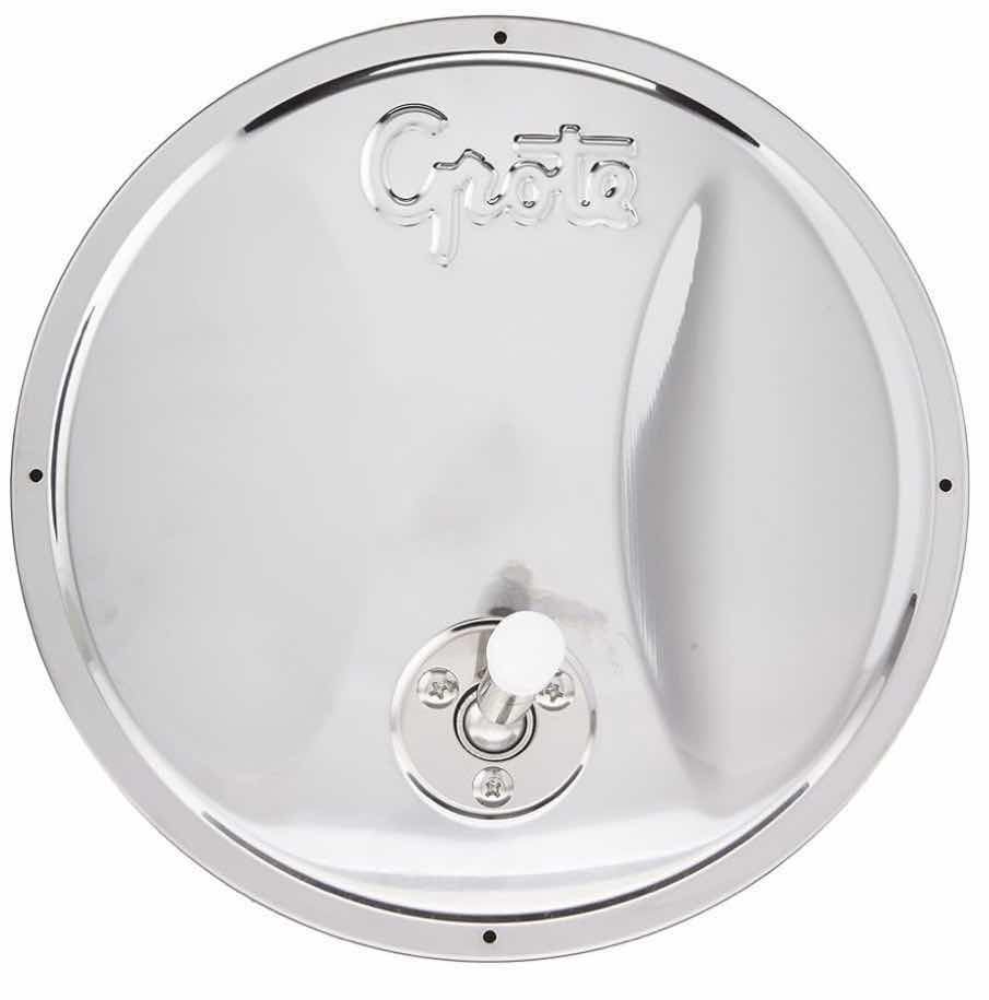 Photo 2 of GROTE 12173 8" STAINLESS STEEL ROUND CONVEX MIRROR WITH OFFSET BALL-STUD