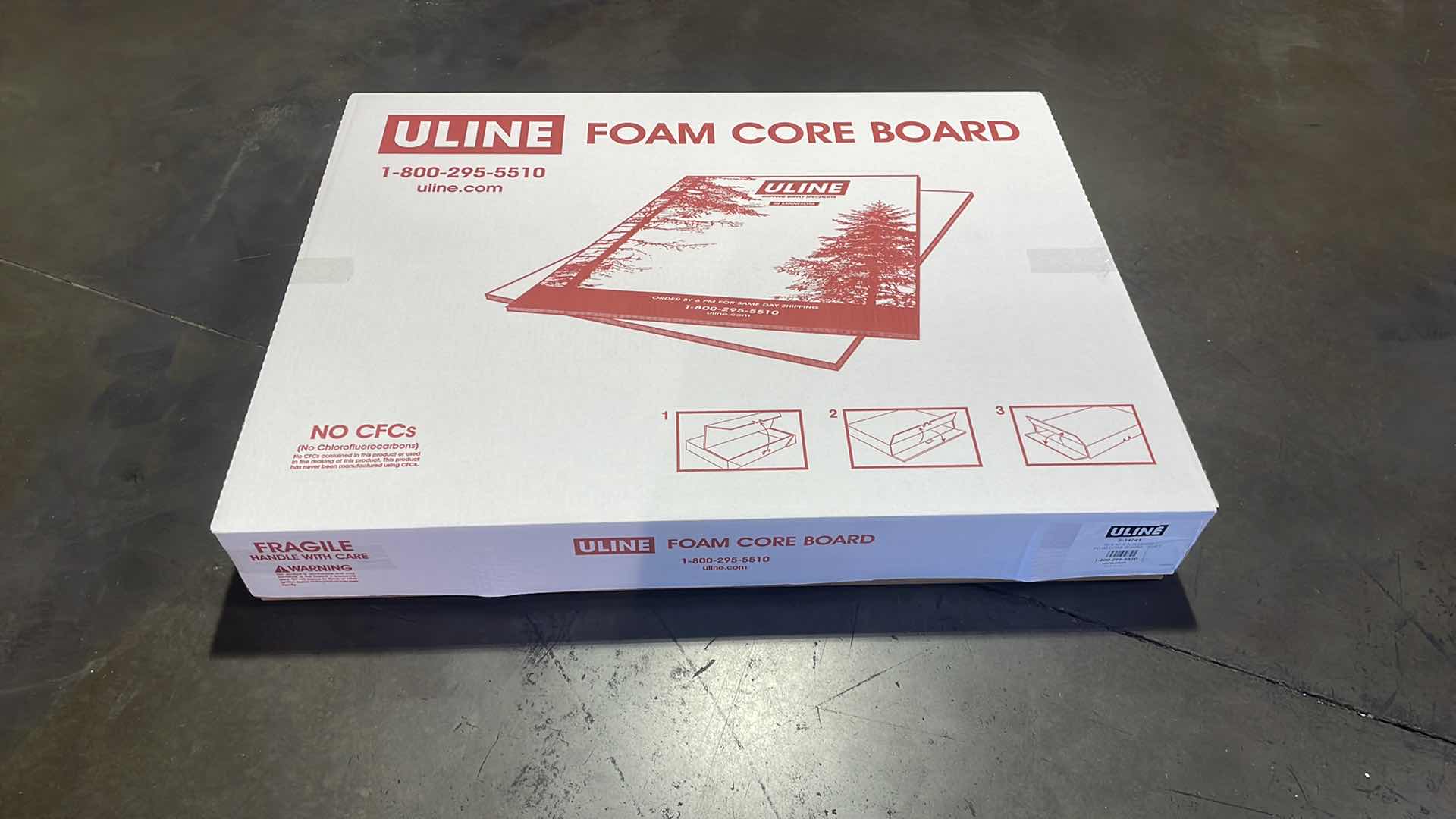 Photo 3 of ULINE S-14741 FOAM CORE BOARD - 30" X 40", WHITE, 3?16" THICK 25CT