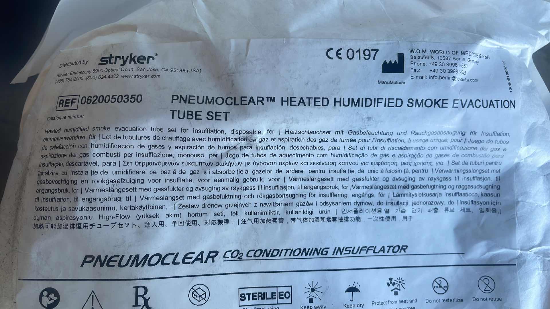 Photo 2 of PNEUMOCLEAR™ HEATED HUMIDIFIED SMOKE EVACUATION TUBE SET(25)