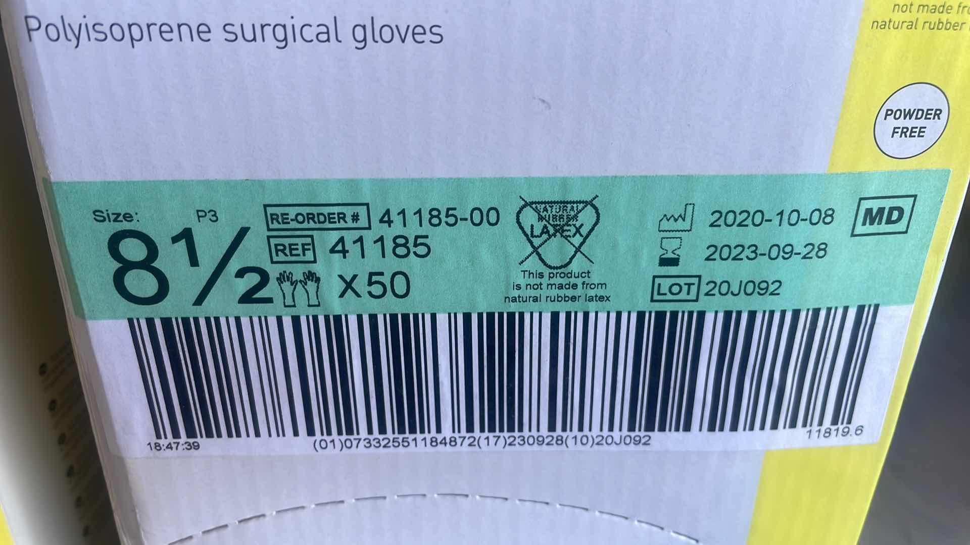 Photo 4 of MÖLNLYCKE®
BIOGEL® PI ULTRATOUCH®
POLYISOPRENE SURGICAL GLOVES SIZE 8-1/2 (200)