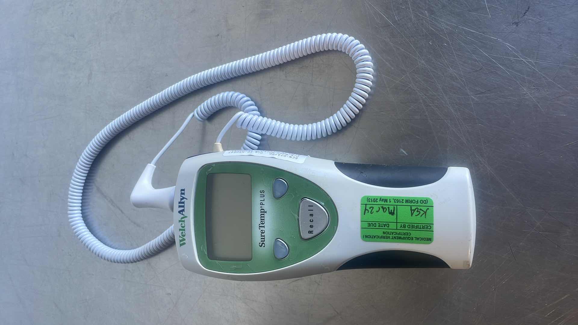 Photo 1 of WELCH ALLYN SURE TEMP PLUS THERMOMETER UNTESTED