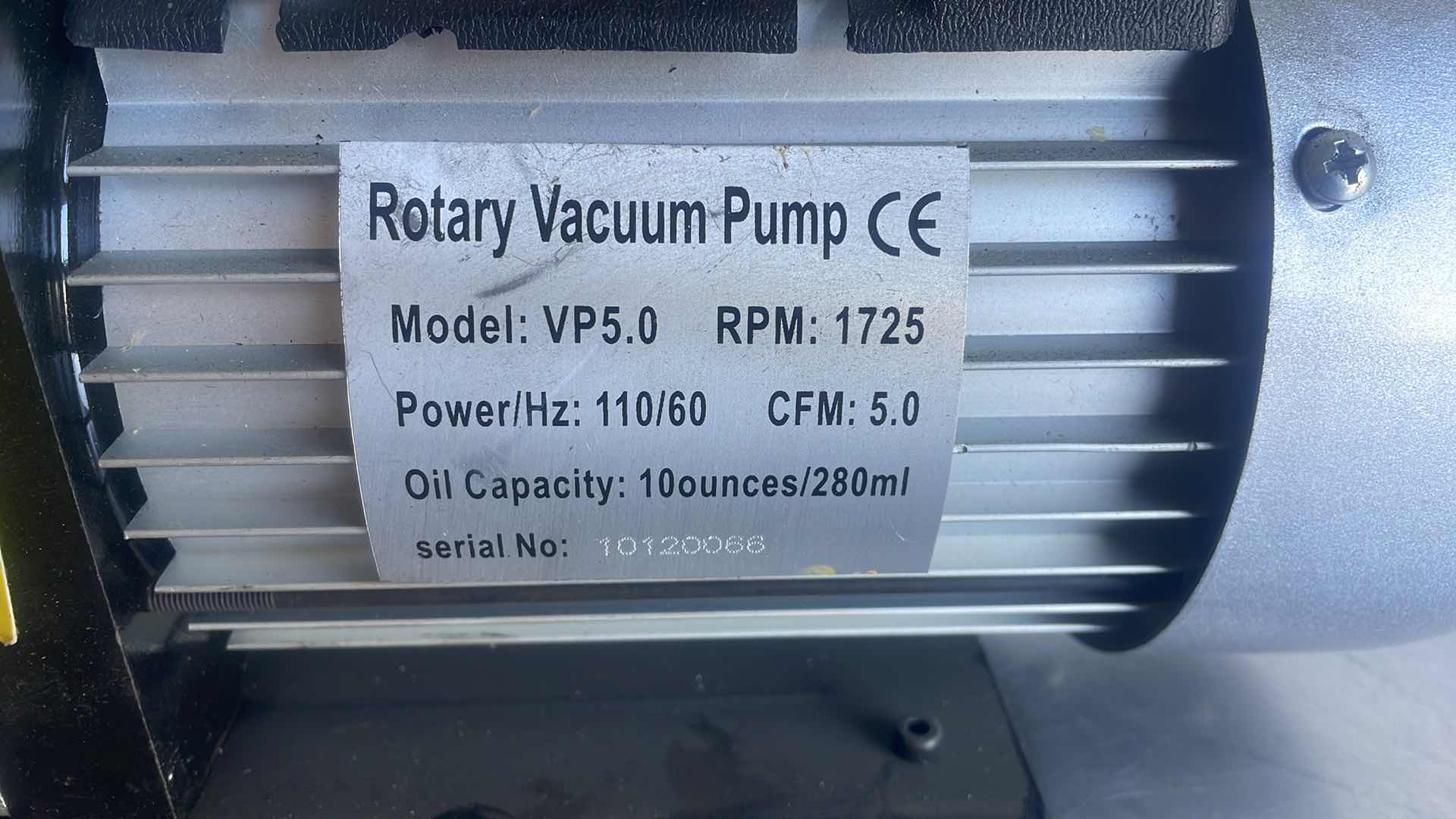 Photo 2 of ROTARY VACUUM PUMP MODEL VP5.0