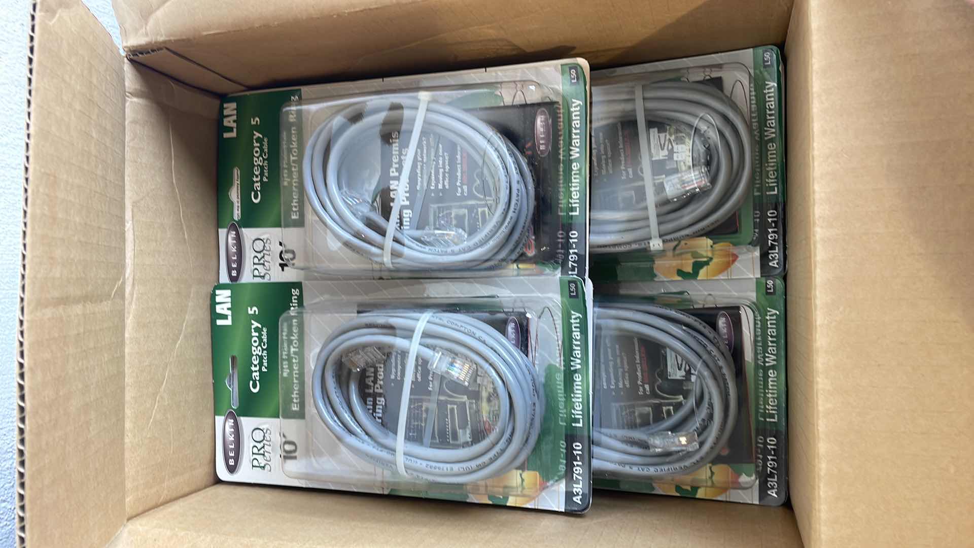 Photo 3 of BELKIN-CABLES BELKIN CAT5E PATCH CABLE, GRAY, 7FT A3L791-10 (10)