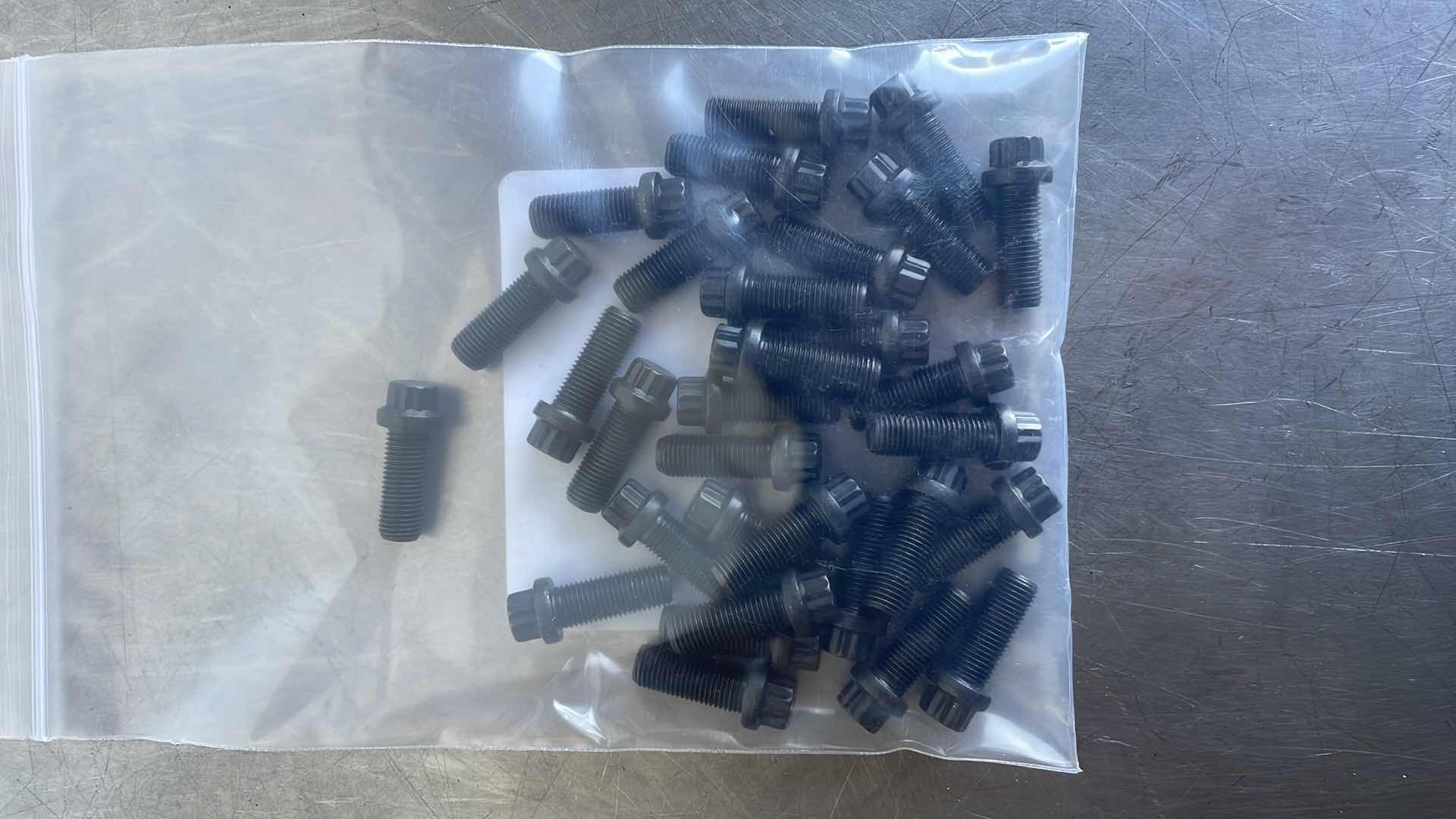 Photo 2 of 3/8-24 X 1" 12 POINT FLANGE BOLTS
30 PCS