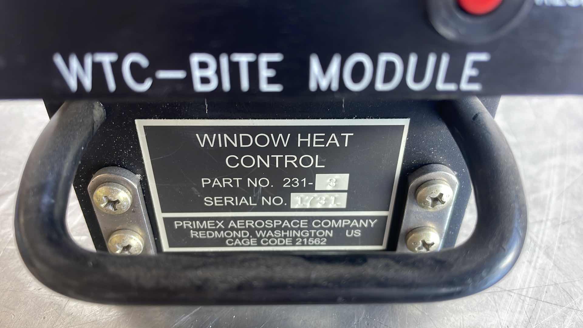 Photo 5 of PRIMEX AEROSPACE 231-3
WINDOW HEAT CONTROL FO BOEING 727 & 737 AIRCRAFT