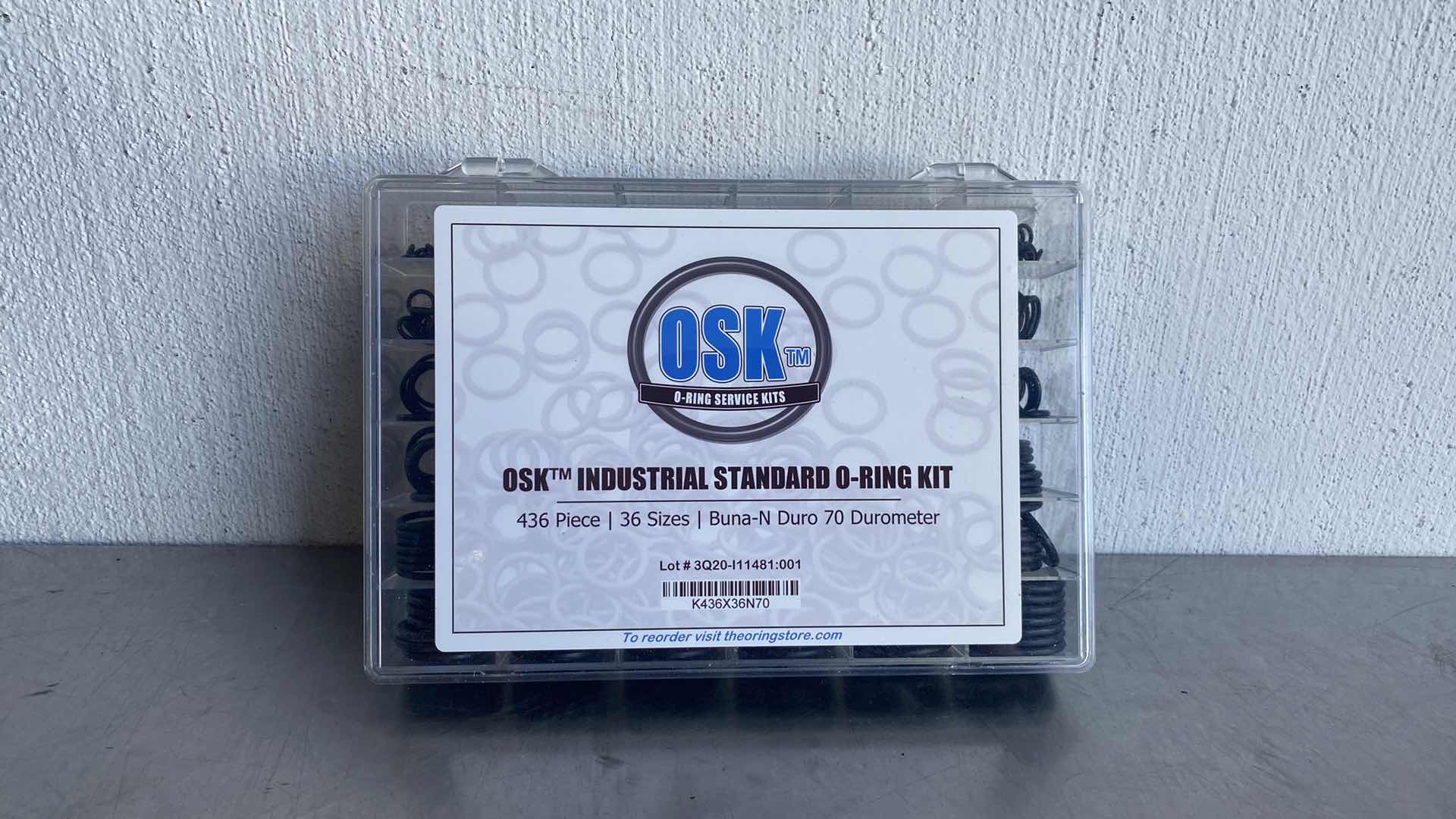 Photo 1 of OSK O-RING SERVICING KITS 436 PIECE 36 SIZES