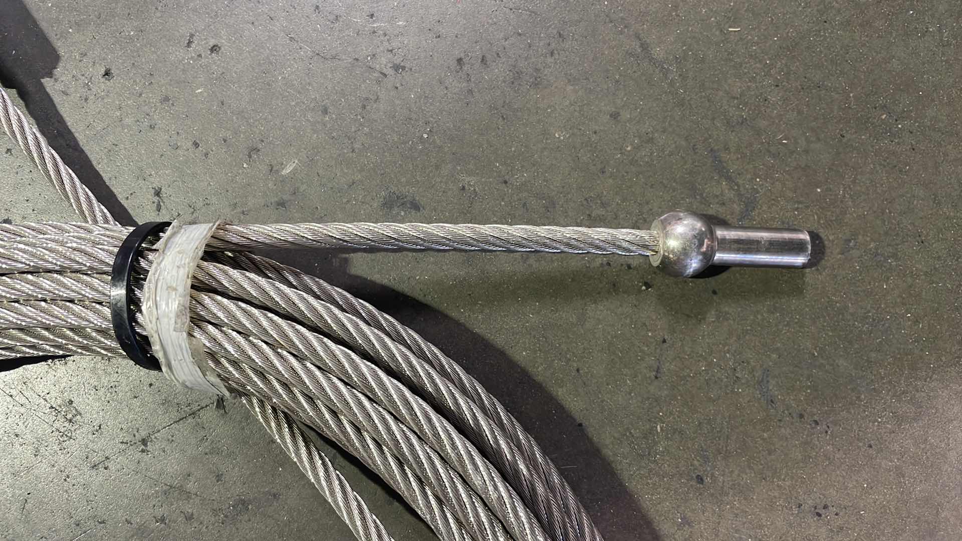 Photo 3 of 5/16” WIRE ROPE WITH HOOK UNKNOWN LENGTH