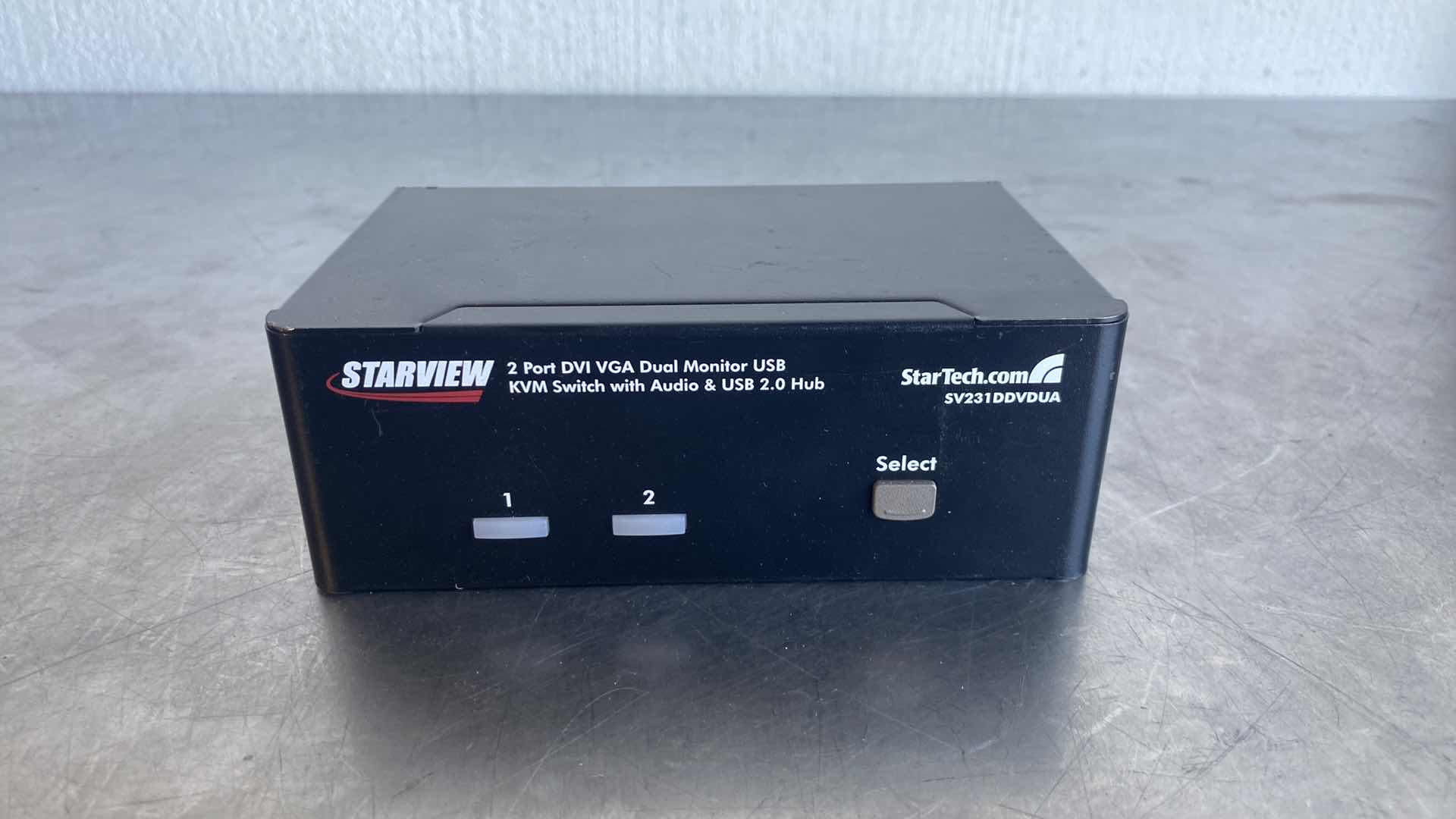 Photo 1 of STARVIEW 2 PORT DVI DUAL NONITOR USB KVM SWITCH WITH AUDIO AND USB 2.0 HUB 
SV231DDVDUA