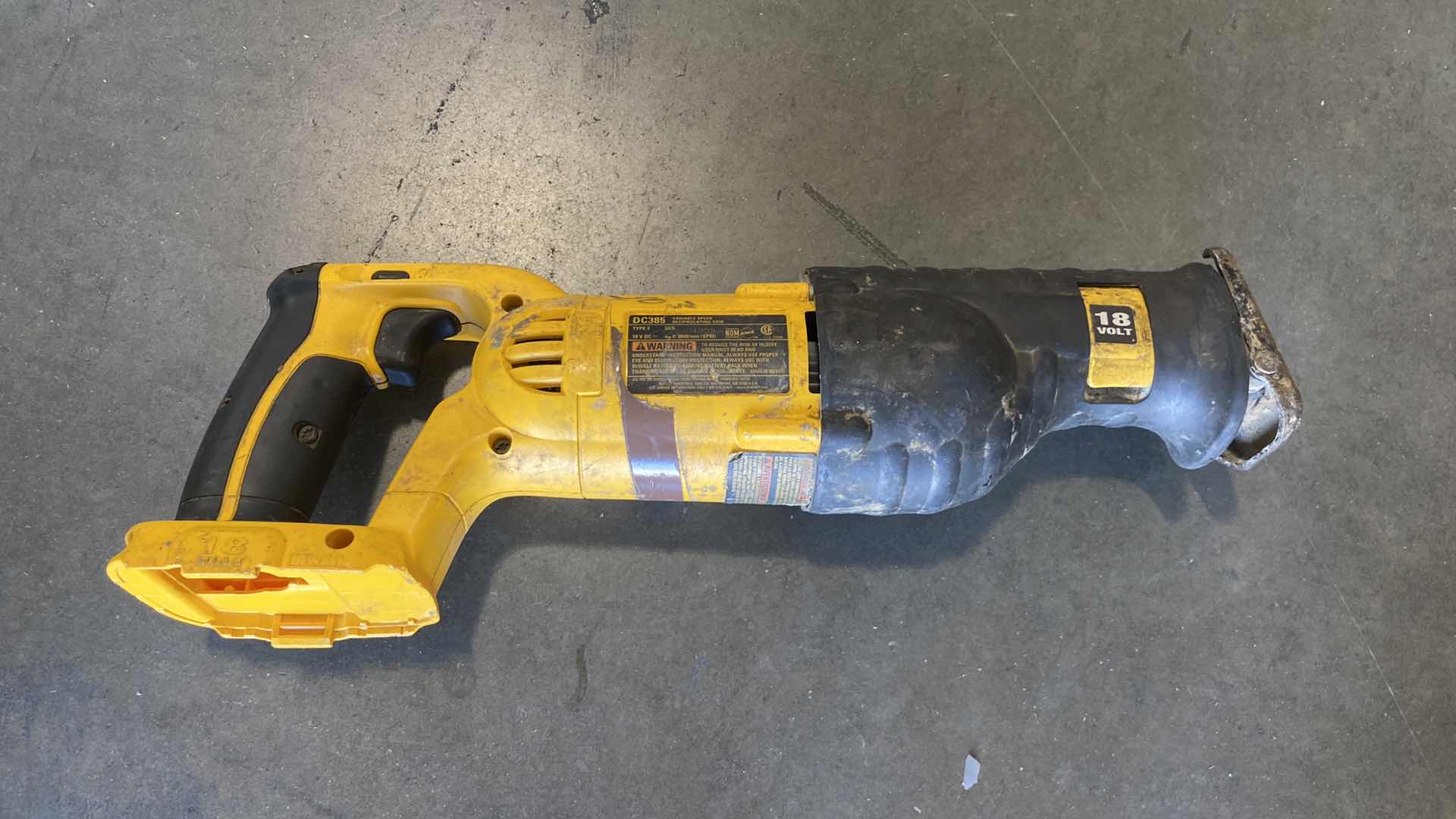 Photo 7 of DEWALT CORDLESS DRILL 18V DC925
DEWALT CORDLESS RECIPROCATING SAW 18V DC385 
TESTED WORKING