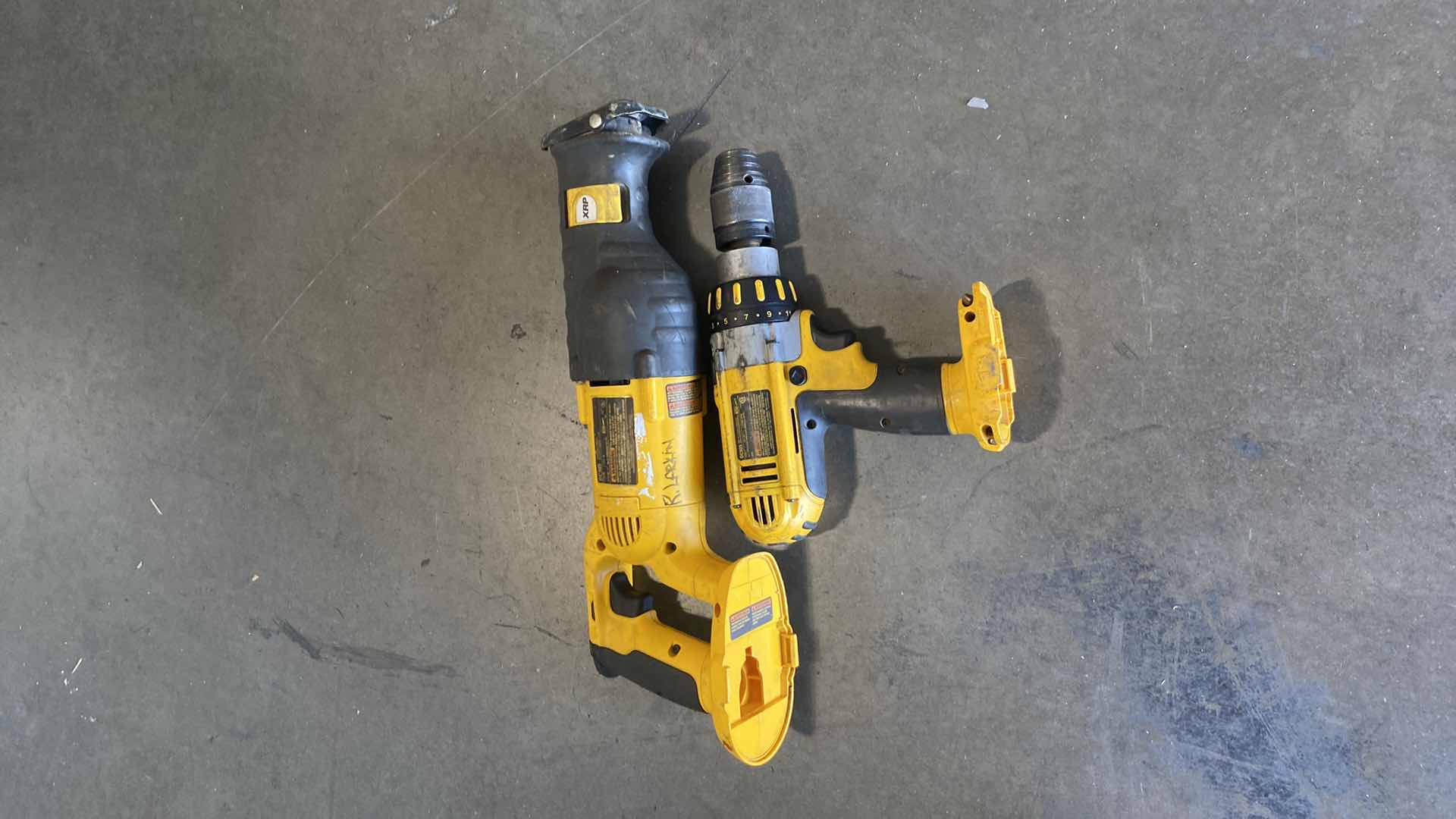 Photo 1 of DEWALT CORDLESS DRILL 18V DC925
DEWALT CORDLESS RECIPROCATING SAW 18V DC385
TESTIN WORKING