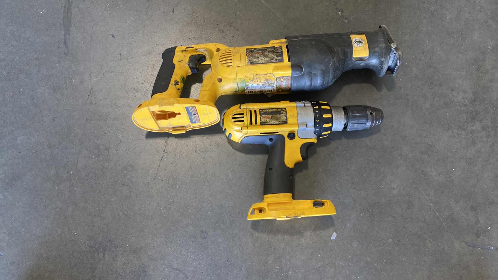 Photo 1 of DEWALT CORDLESS DRILL 18V DC925
DEWALT CORDLESS RECIPROCATING SAW 18V DC385
TESTED WORKING