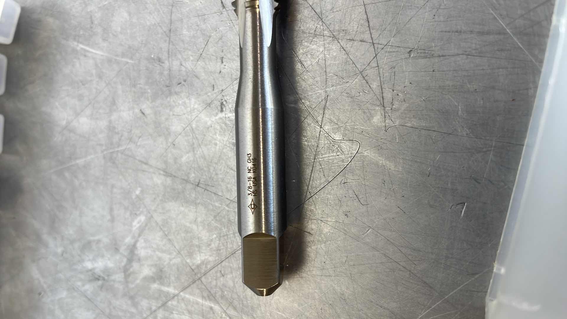 Photo 3 of 3/8-16 NC HIGH SPEED STEEL GH3 TAP USA (10)