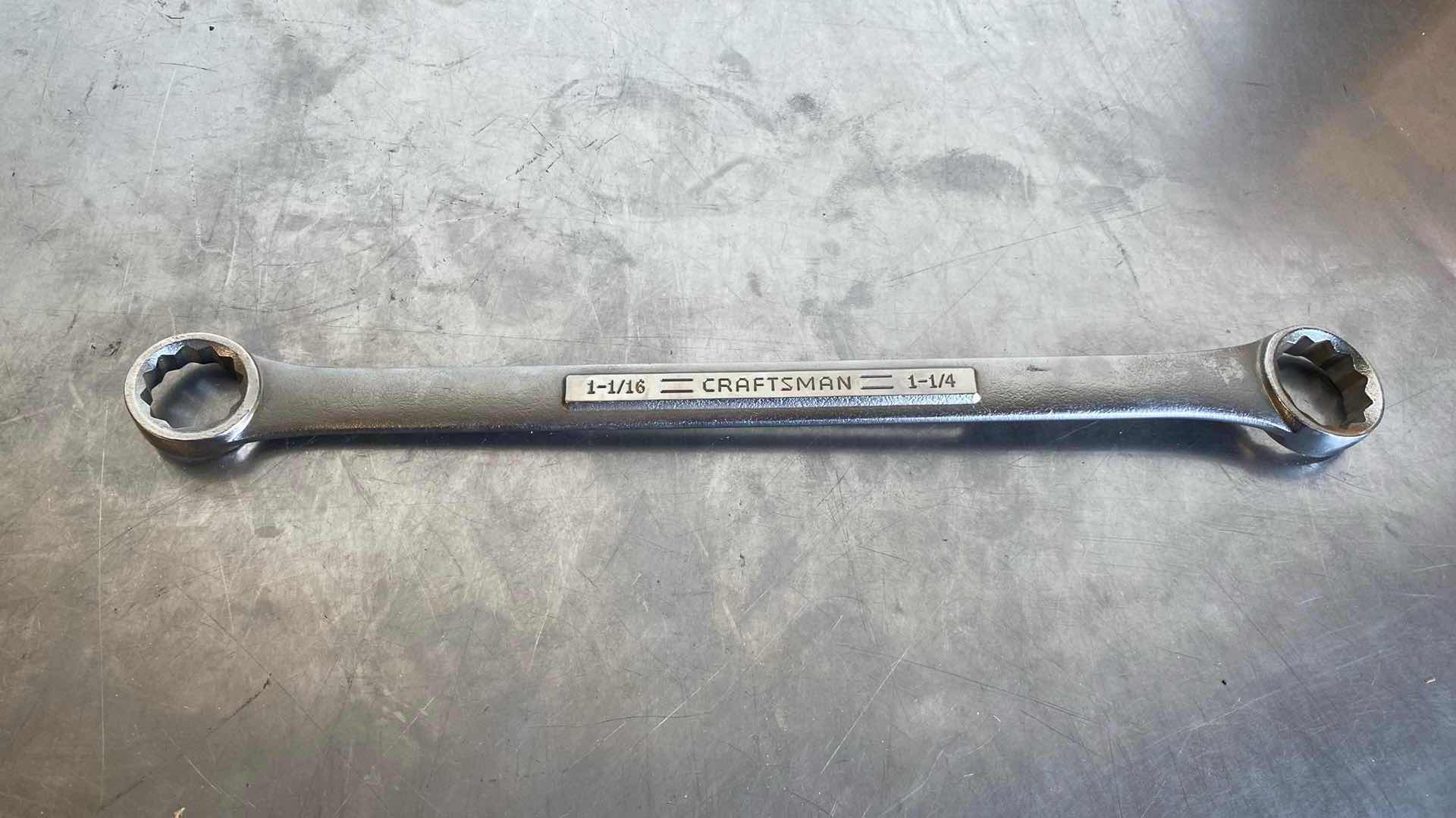 Photo 3 of CRAFTSMAN 1-1/16 X 1-1/4" BOX END WRENCH INDUSTRIAL VA 2477 USA