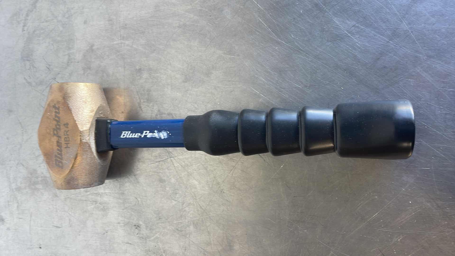 Photo 1 of SNAP-ON 4 LB BRASS FIBERGLASS HAMMER (BLUE-POINT) / MODEL: HBR4