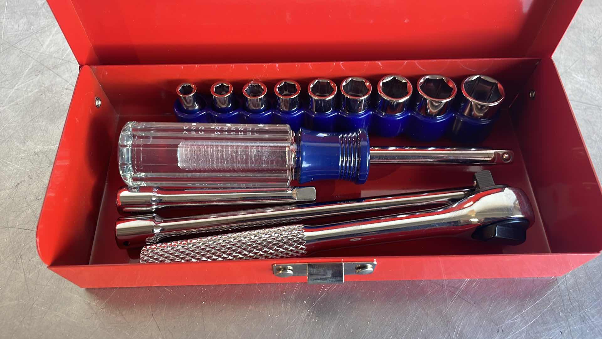 Photo 2 of JENSEN 1/4” DRIVE RATCHET SOCKET SET