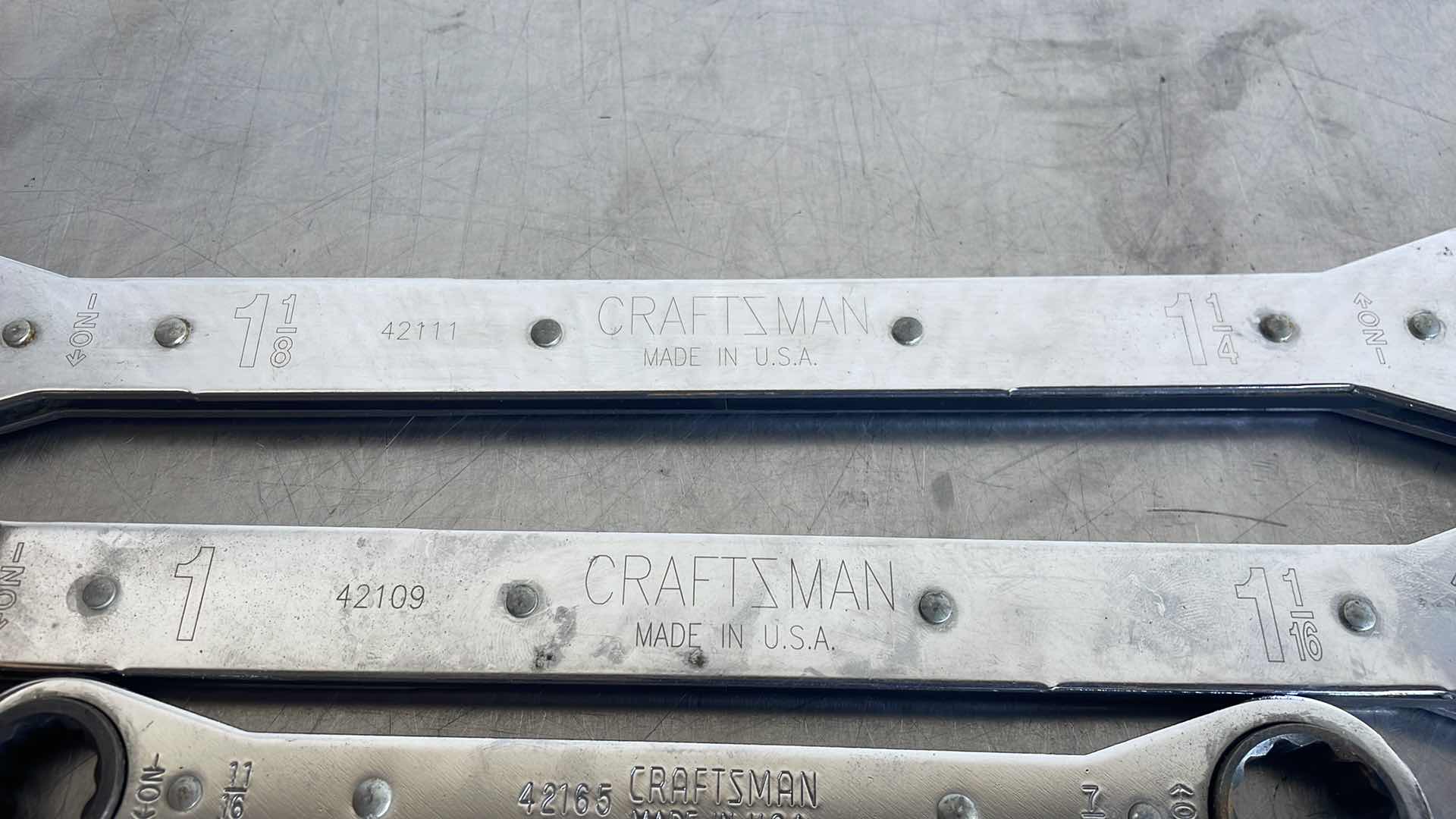 Photo 5 of CRAFTSMAN RATCHETING BOX END WRENCHES 3/8”-1-1/4” 6 PCS SEE ALL PICTURES FOR SIZES