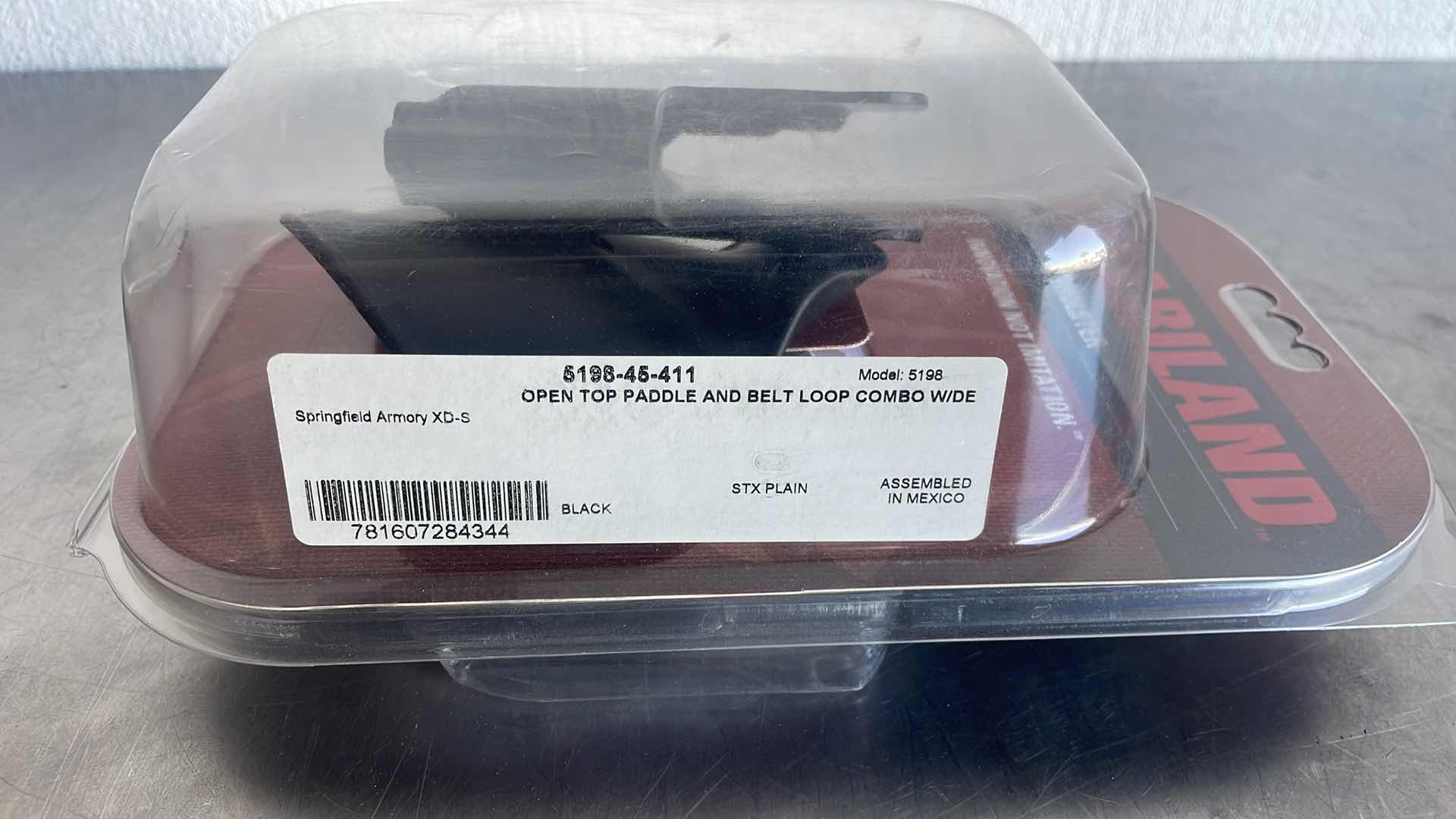 Photo 2 of SAFARILAND 5198-45-411 RH
OPEN TOP PADDLE BELT LOOP HOLSTER FOR SPRINGFIELD XDS