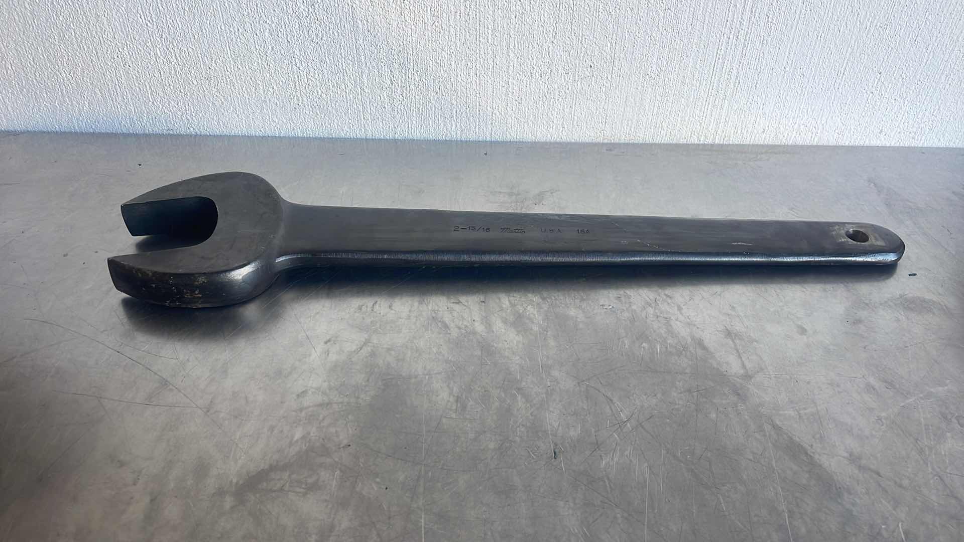 Photo 1 of MARTIN USA OPEN END ENGINEERS WRENCH 16A 2-15/16” 26-1/2” LONG