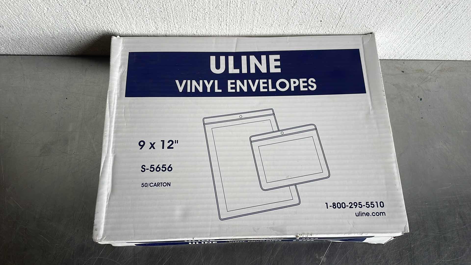 Photo 2 of ULINE VINYL ENVELOPES 9” x 12”S-5655