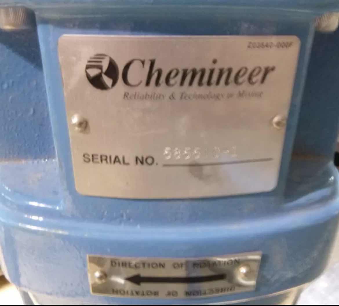 Photo 5 of CHEMINEER 30DTN, Z03540-000F SANITARY MIXER W/ GAST AIR MOTOR, SHAFT & IMPELLER