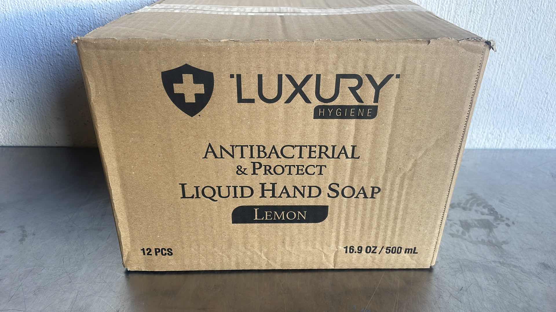 Photo 1 of LUXURY HYGIENE ANTIBACTERIAL & PROTECT LIQUID HAND SOAP LEMON (12-16.9FL OZ)