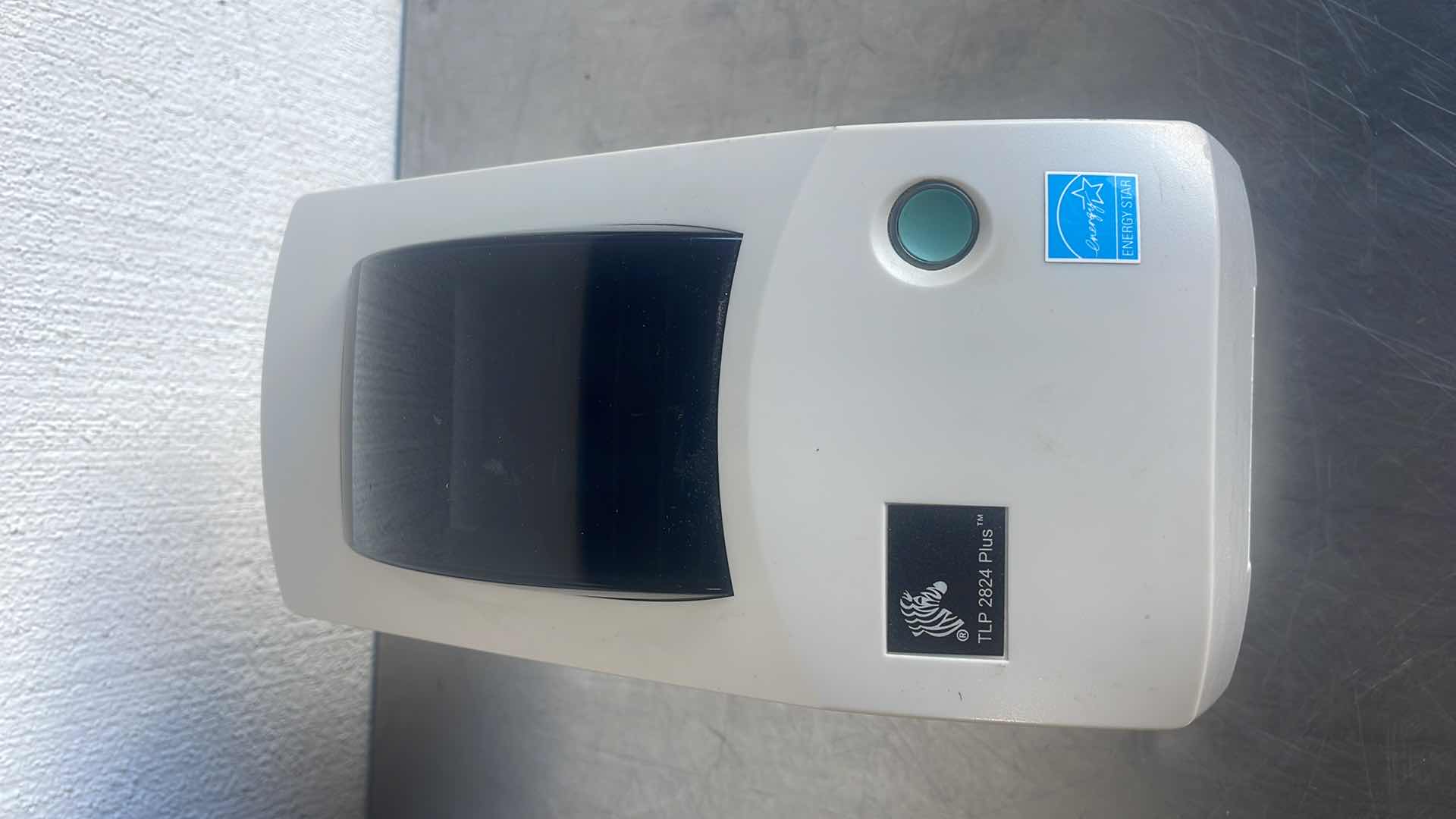 Photo 1 of ZEBRA TLP 2824 PLUS THERMAL TRANSFER DESKTOP MONOCHROME PRINTER 2” WIDTH