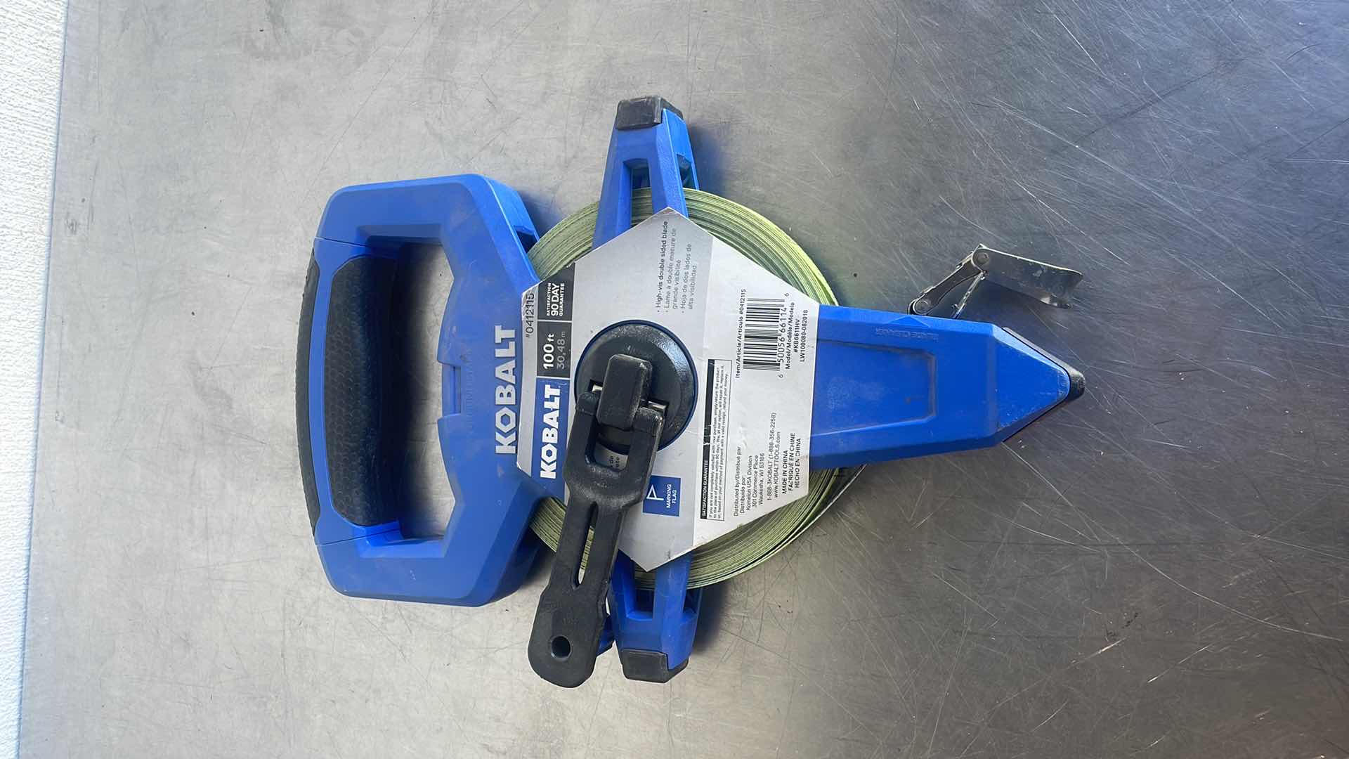 Photo 1 of KOBALT 100’ OPEN REEL FIBERGLASS TAPE MEASURE