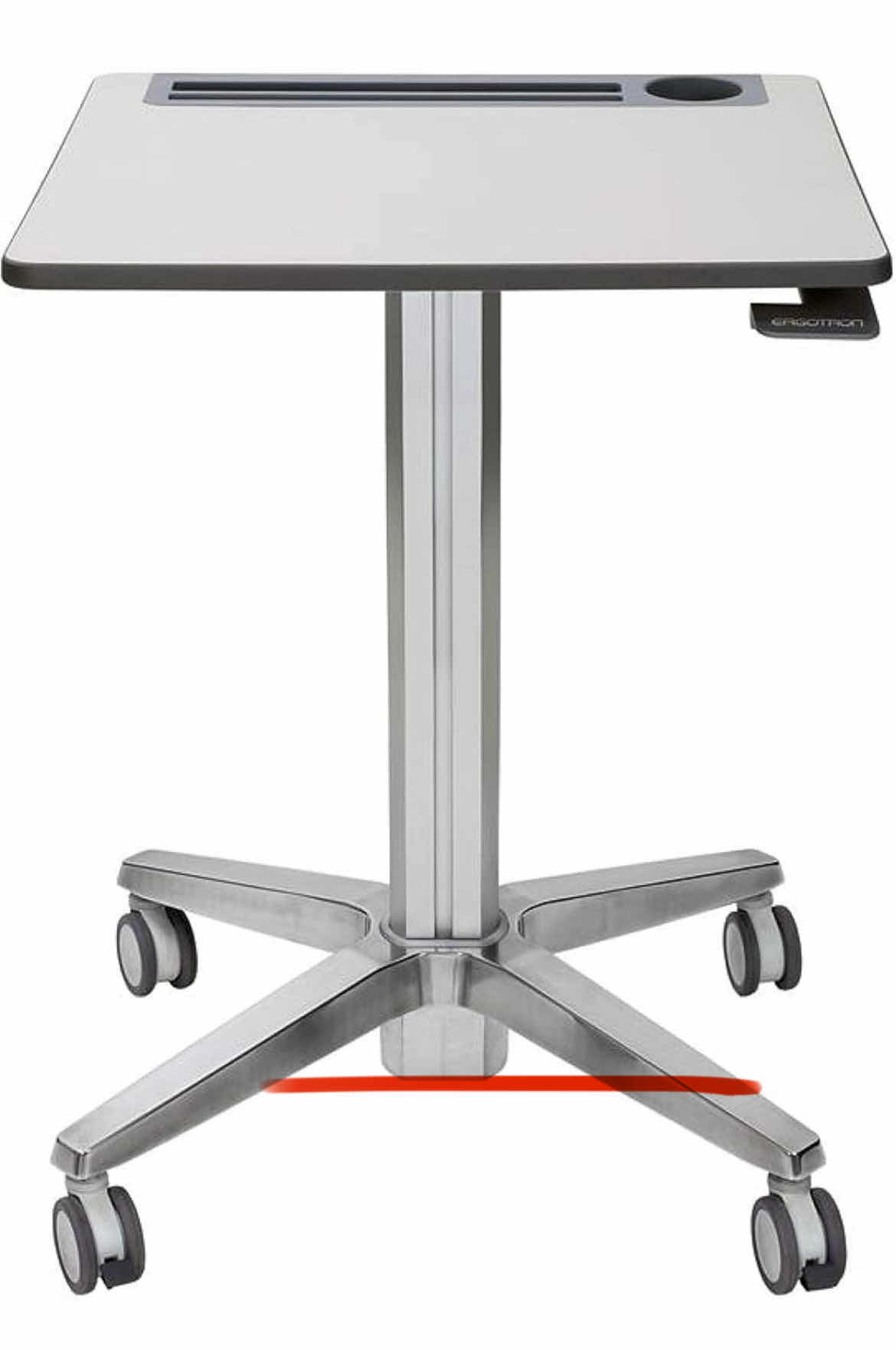 Photo 1 of ERGOTRON ROLLING MOBILE STANDING DESK WITH ADJUSTABLE HEIGHT 29 TO 45" 24811F13