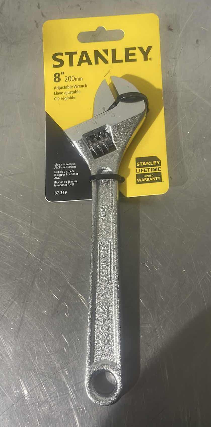 Photo 1 of STANLEY ADJUSTABLE WRENCH 8” (87-369)