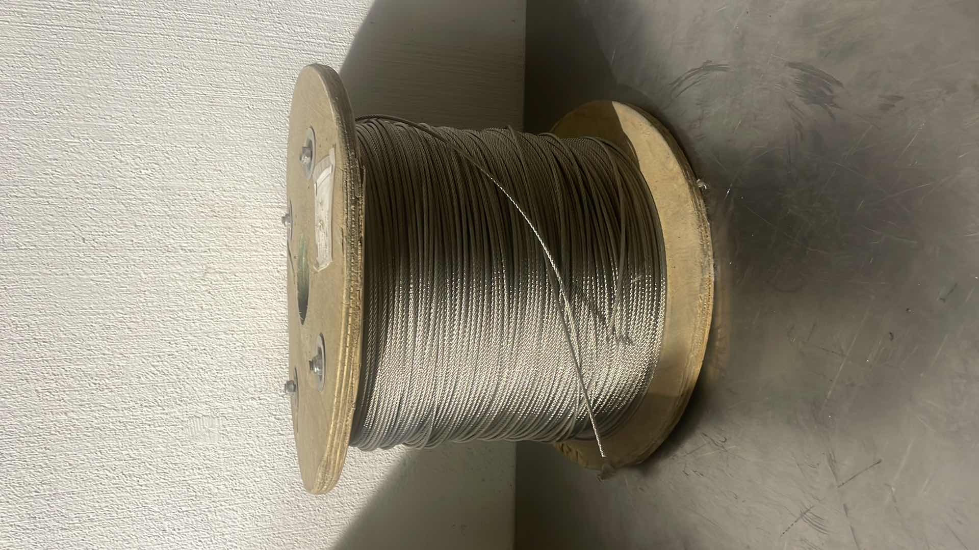 Photo 1 of STAINLESS STEEL WIRE ROPE AISI316 3MM DIAMETER UNKNOWN FOOTAGE