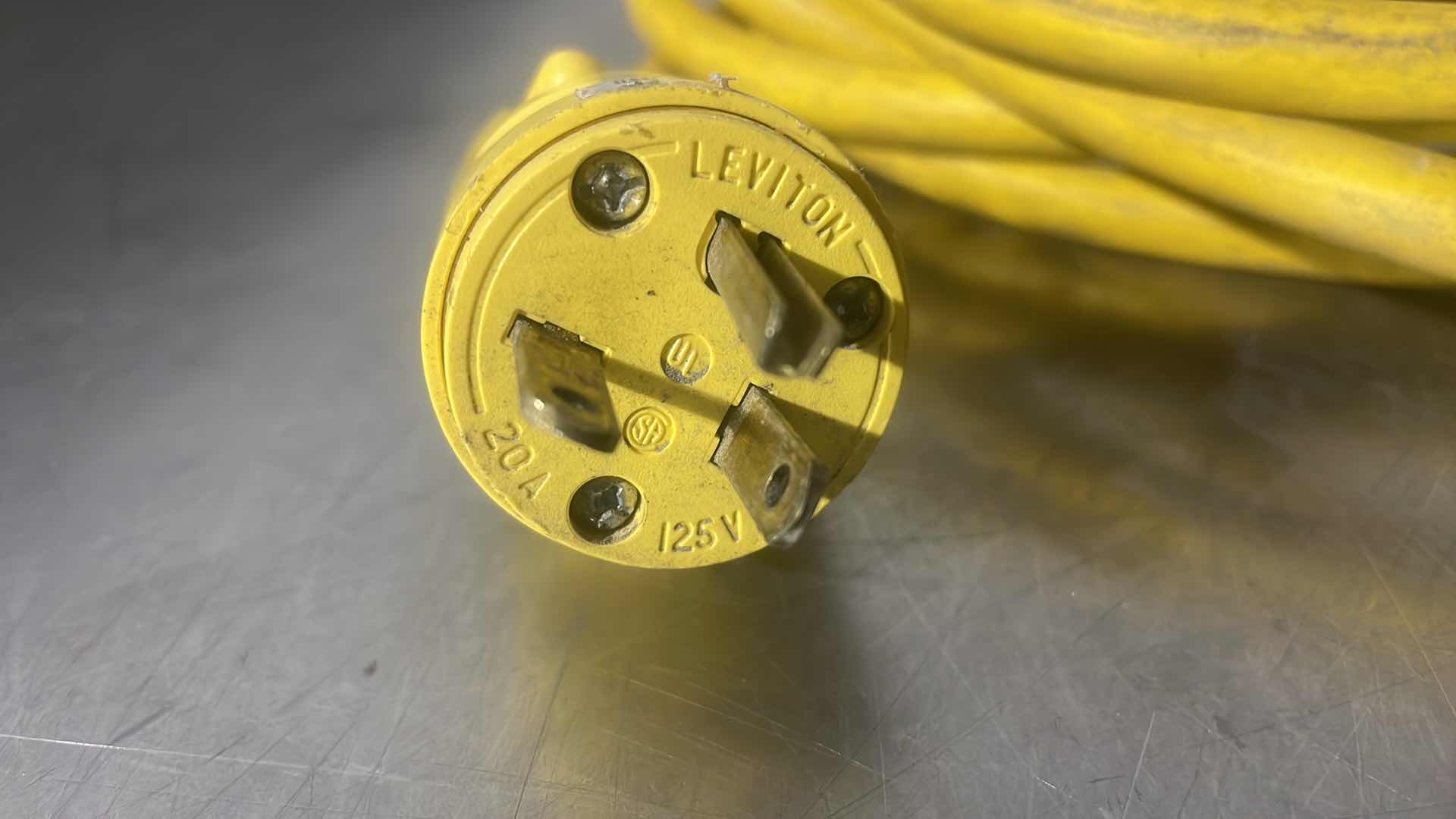 Photo 2 of 25’ EXTENSION CORD WITH ALLPOINTS 38-1317 PLUG; NEMA 5-20P 20A