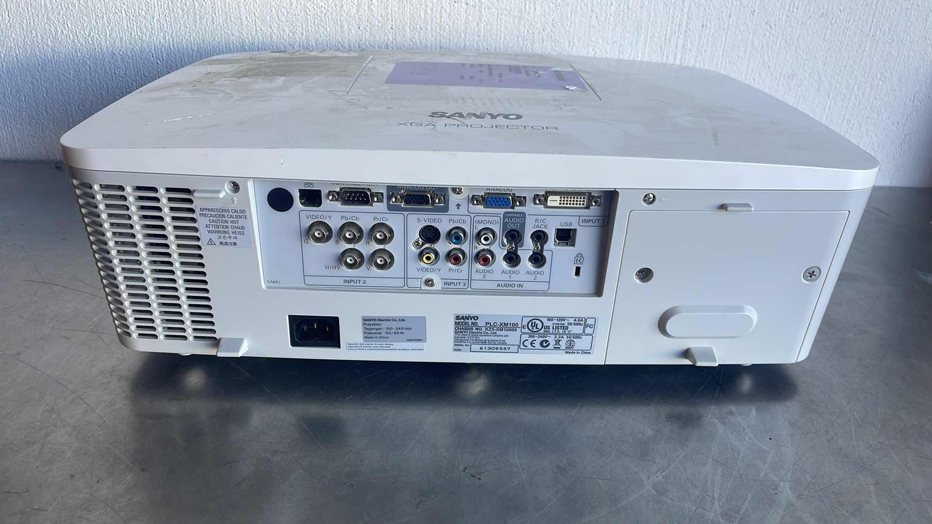 Photo 3 of SANYO XGA PROJECTOR PLC-XM100