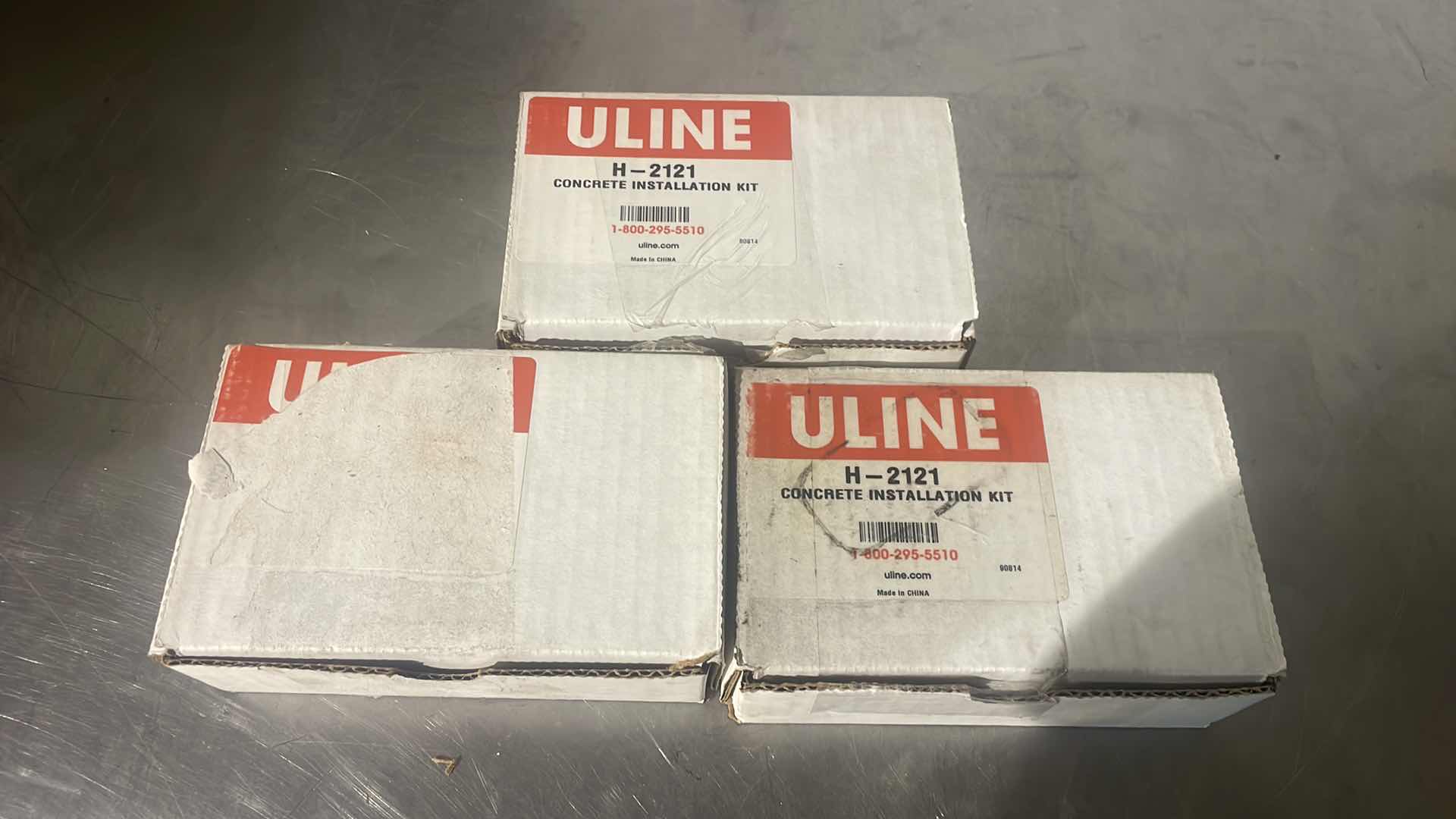 Photo 3 of CONCRETE INSTALLATION KIT FOR SAFETY GUARDS ULINE H-2121