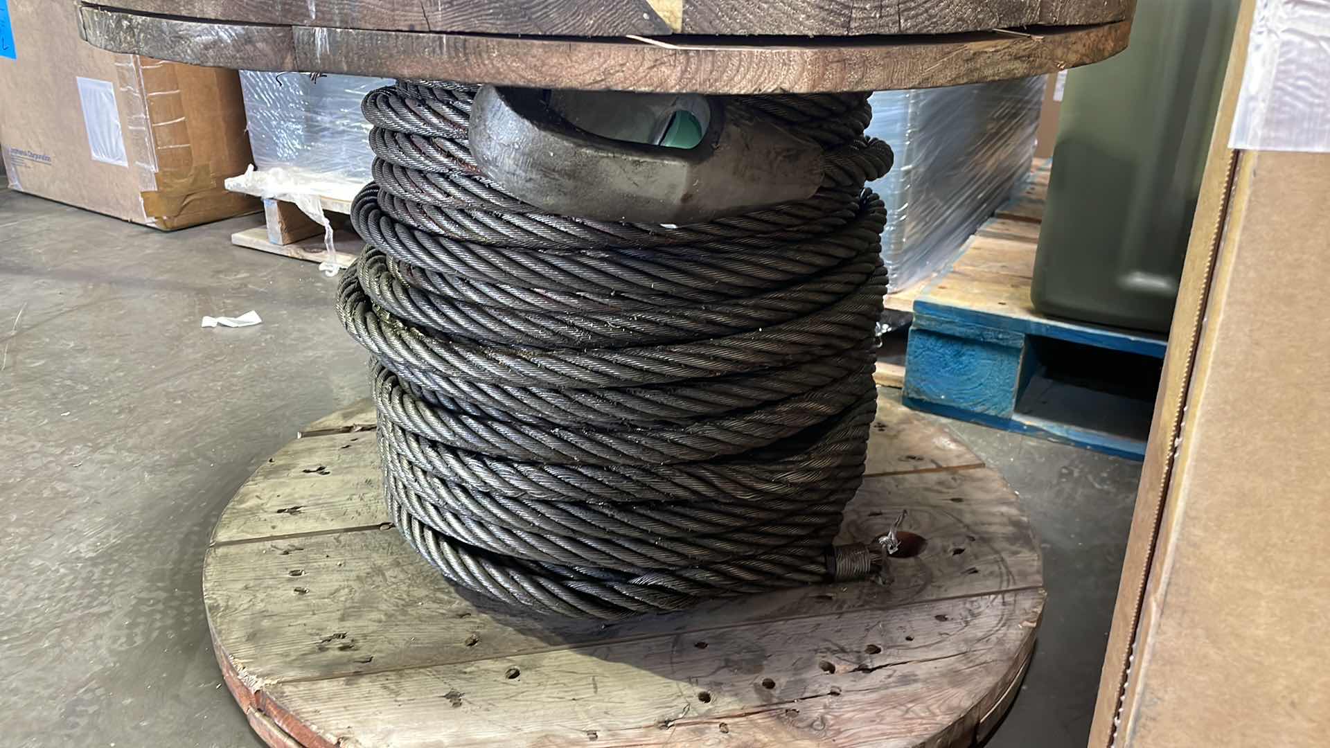 Photo 2 of 1” WIRE ROPE WINCH CABLE