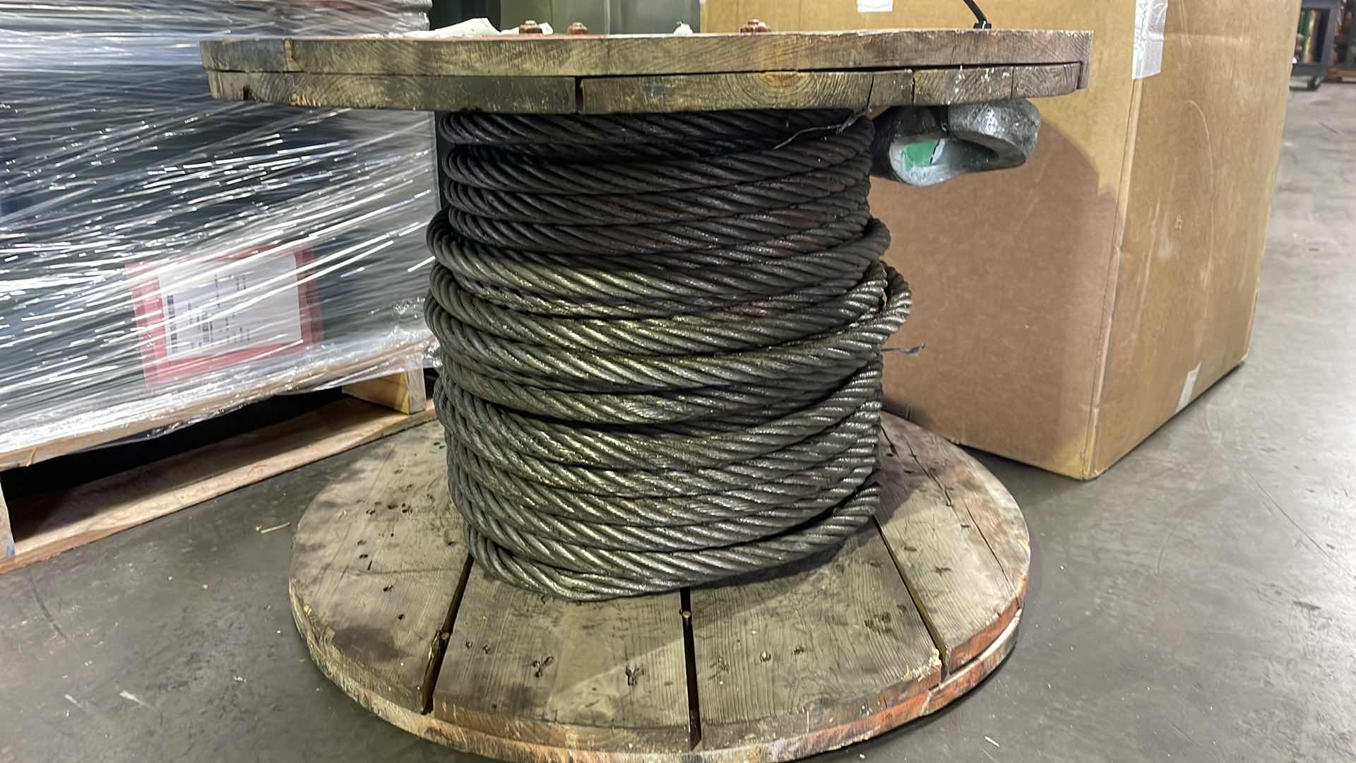 Photo 1 of 1” WIRE ROPE WINCH CABLE