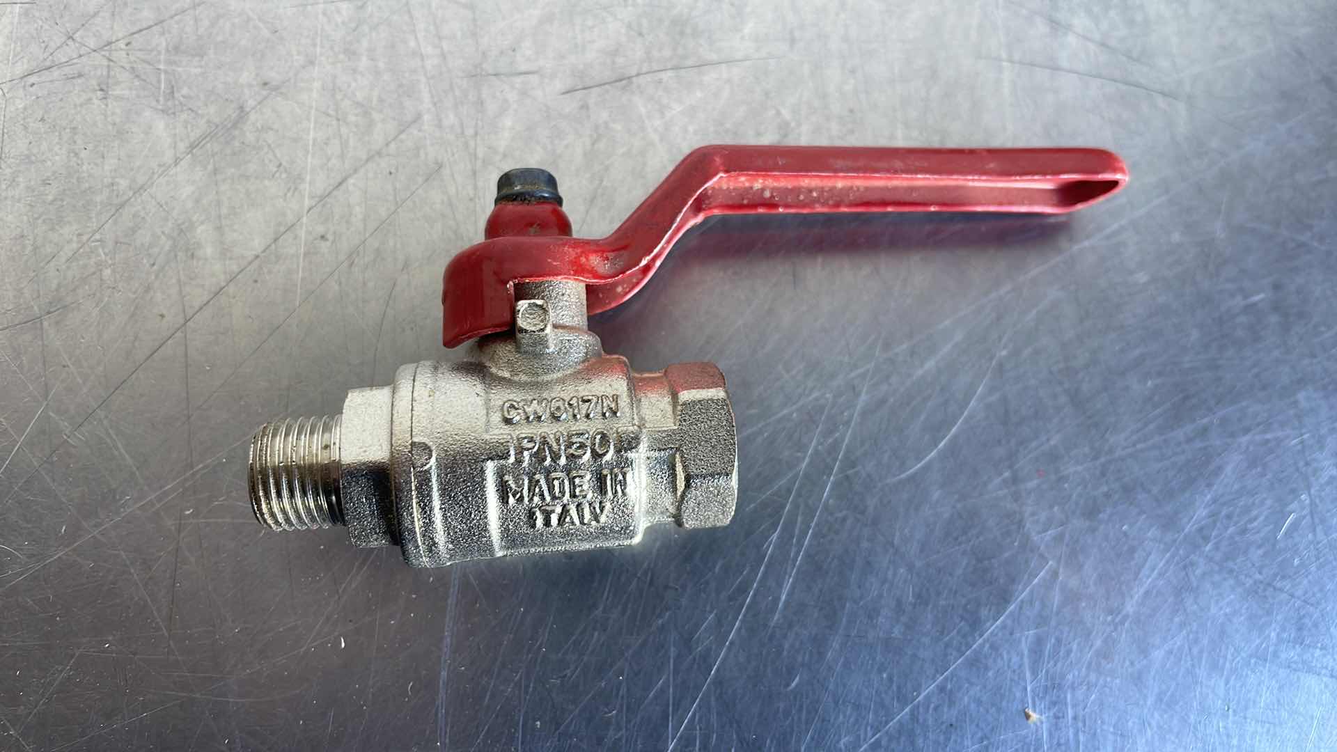 Photo 3 of 1/4" 725PSI MPT TO FPT 2PC. FULL PORT BRASS BALL VALVE PN50 LEVER HANDLE CW617N APPROX 25 PCS