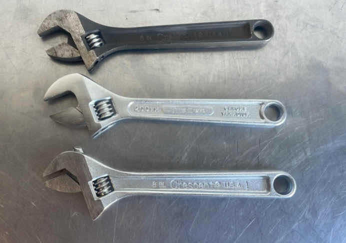 Photo 2 of 3-8” ADJUSTABLE WRENCHES