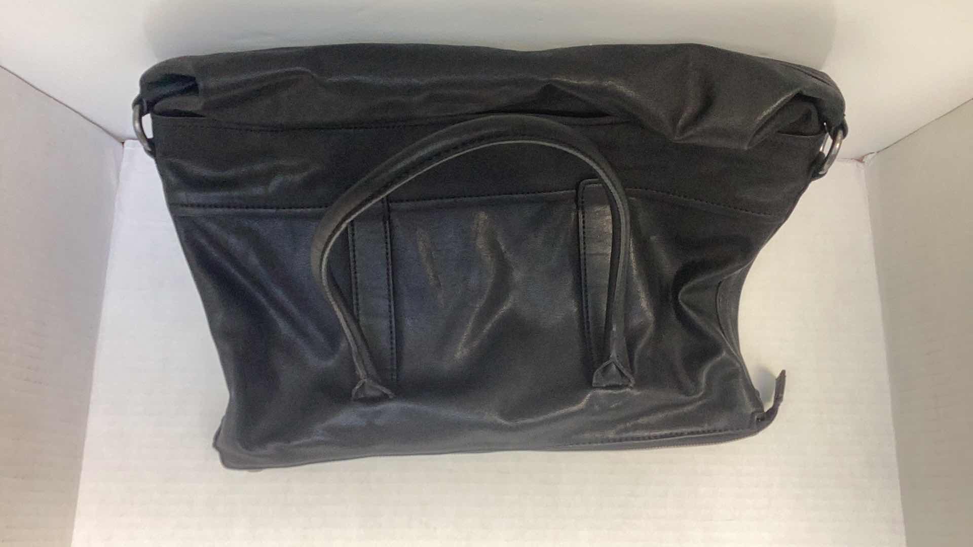 Photo 2 of GUESS LEATHER TOTO HANDBAG 18” X 11”