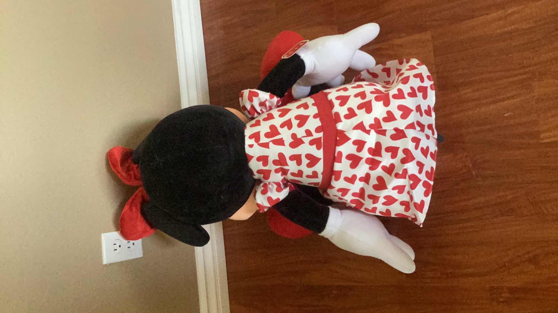 Photo 3 of MINNIE MOUSE VALENTINES THEMED LARGE STUFFED DOLL 22” X 44”