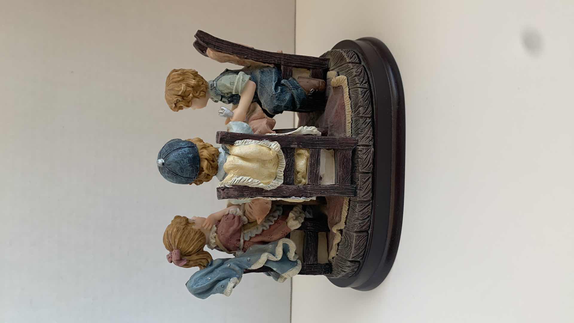 Photo 3 of DE ELINA COLLECTION GIRL AND BOYS SHARING MEAL STATUE