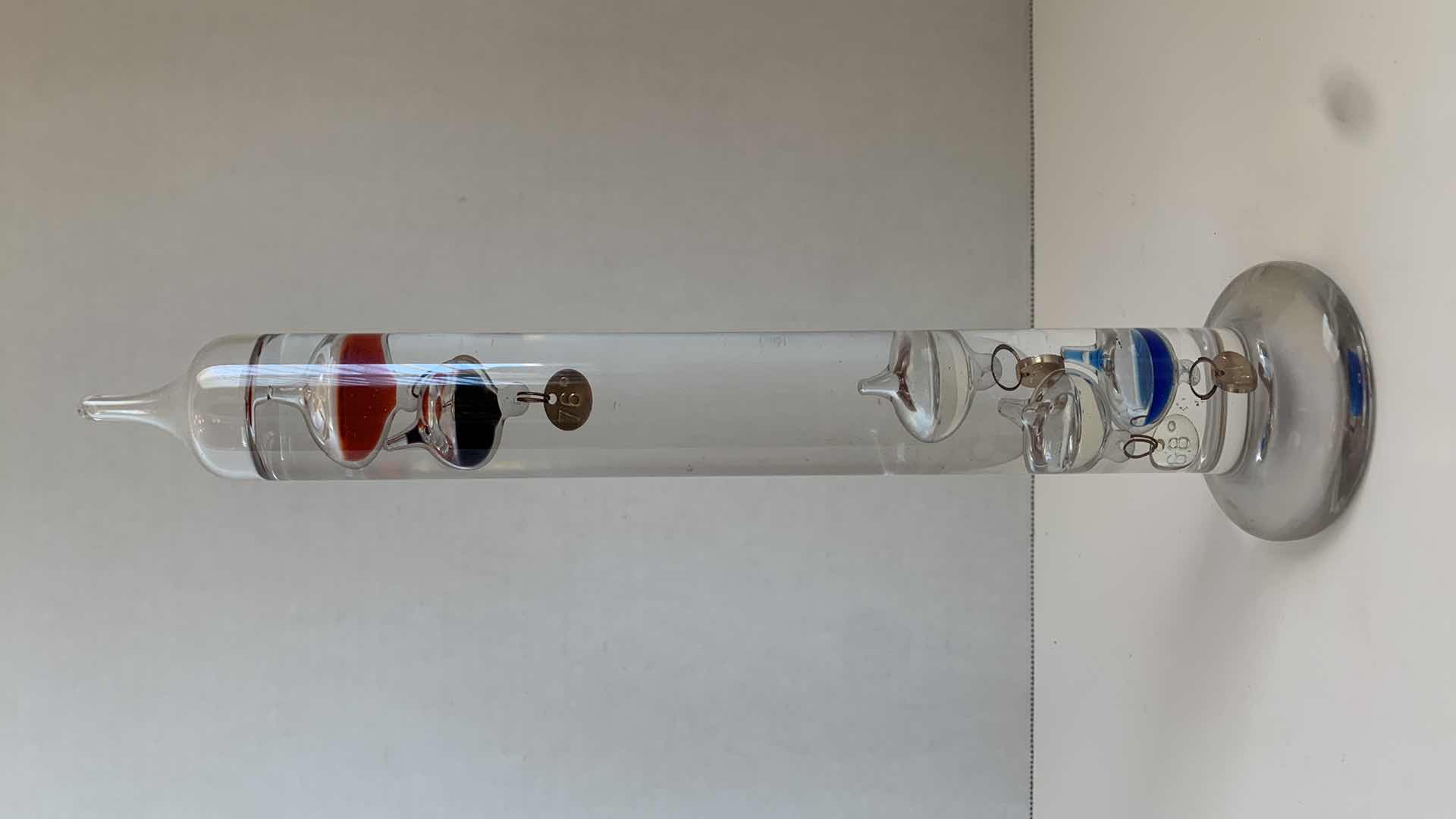 Photo 1 of GALILEO THERMOMETER 11" IN TALL