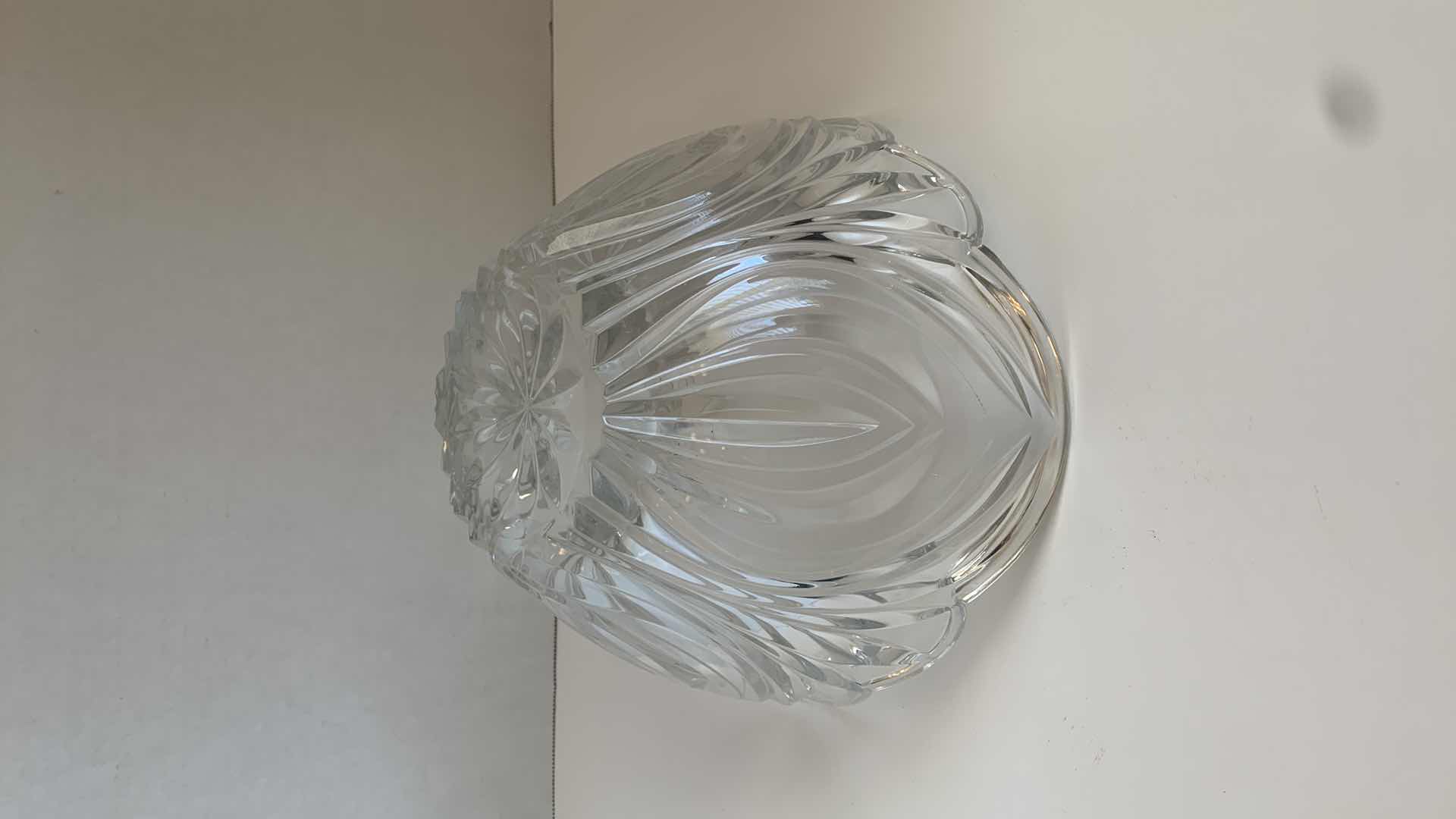 Photo 3 of IMPERIAL CRYSTAL 24% LEAD CRYSTAL BOWL 9" X 9" 