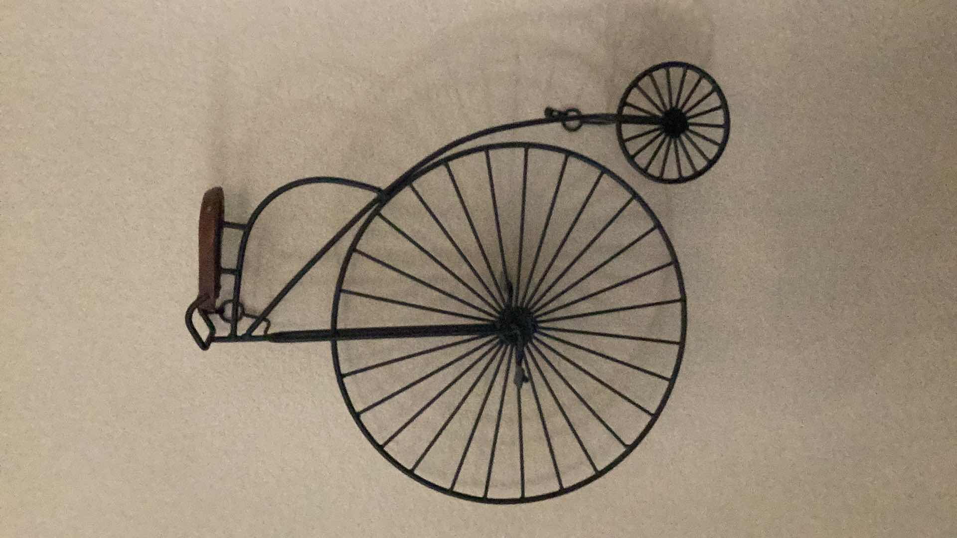 Photo 1 of LARGE METAL PENNY FARTHING BICYCLE 23” X 26”