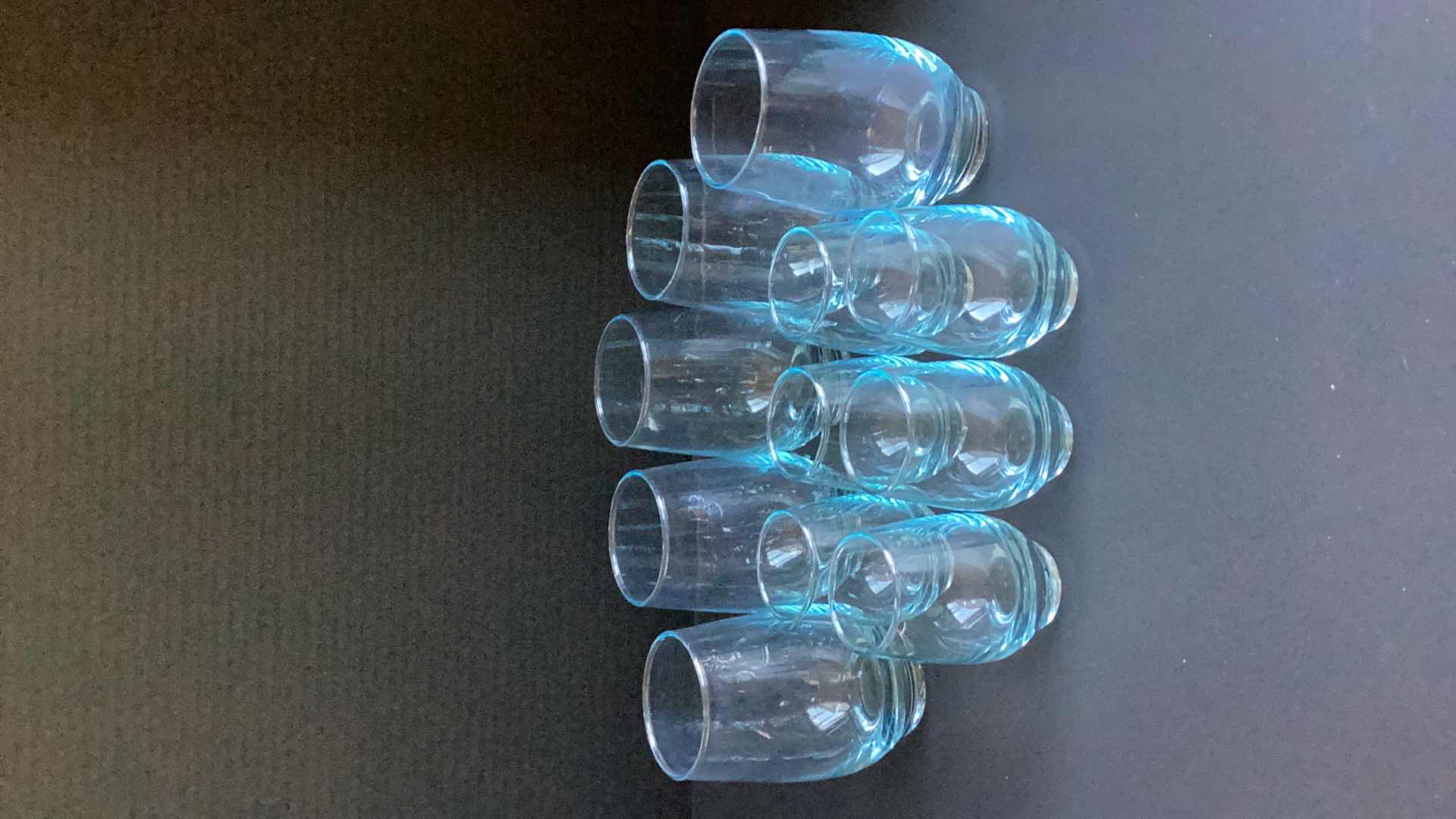 Photo 1 of 11 BLUE TINTED CLEAR GLASSES